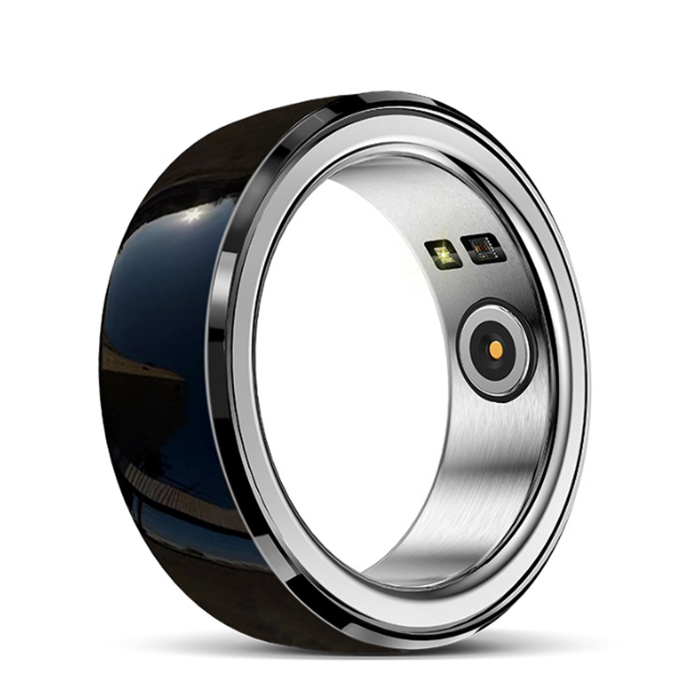 KINSI Fingerring Intelligenter Ring für Gesundheitsmonitoring,Wasserdicht, Verfolgt Echtzeit-Schlaf, Herzfrequenz & Blutoxygen