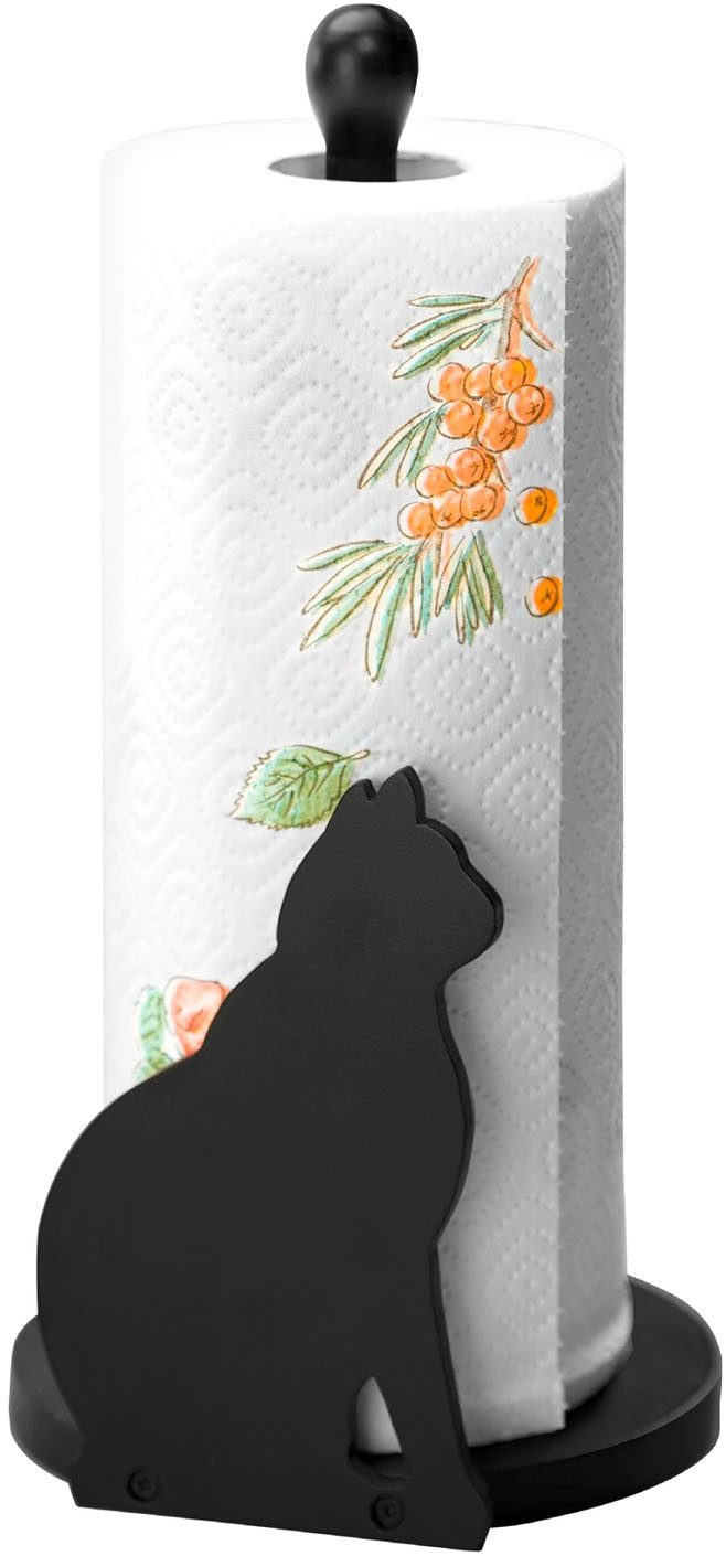 Maximex Küchenrollenhalter Modell Katze, Papierrollenhalter, stehend, günstig online kaufen