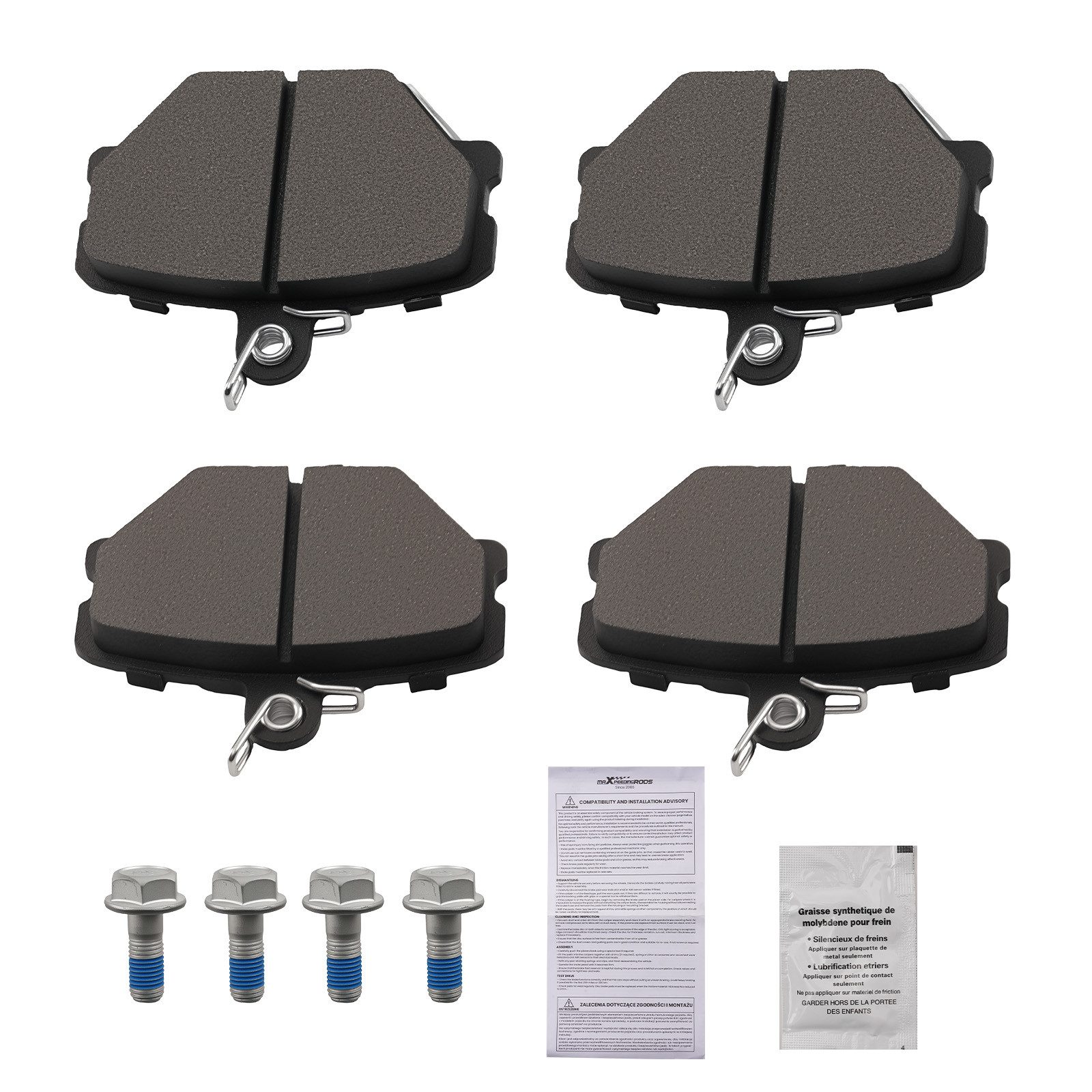 maXpeedingrods Bremsbelag, Bremsbeläge for Smart Cabrio 450 0.6 0.7 0.8 CDI 2000-2004 4514210110