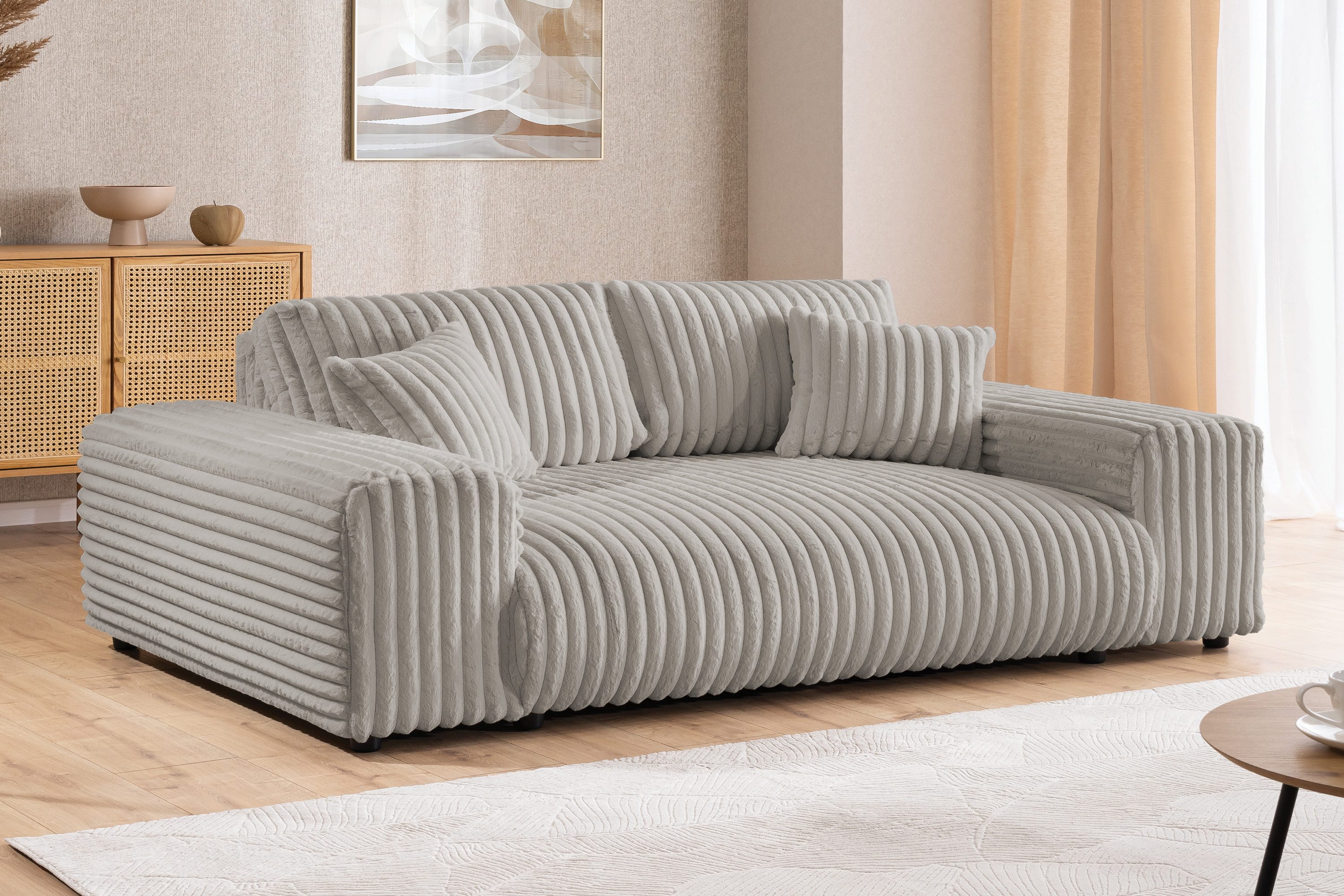 S-Style Möbel 3-Sitzer Sofa Mollis aus günstig online kaufen