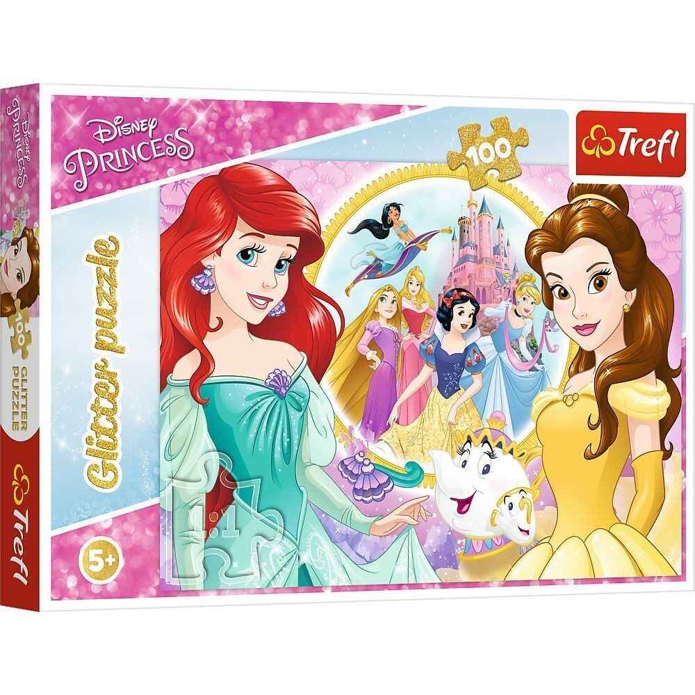 Trefl Пазлы Disney Arielle die Meerjungfrau Glitterpuzzle, Bella und Arielle..., 199 Пазлыteile