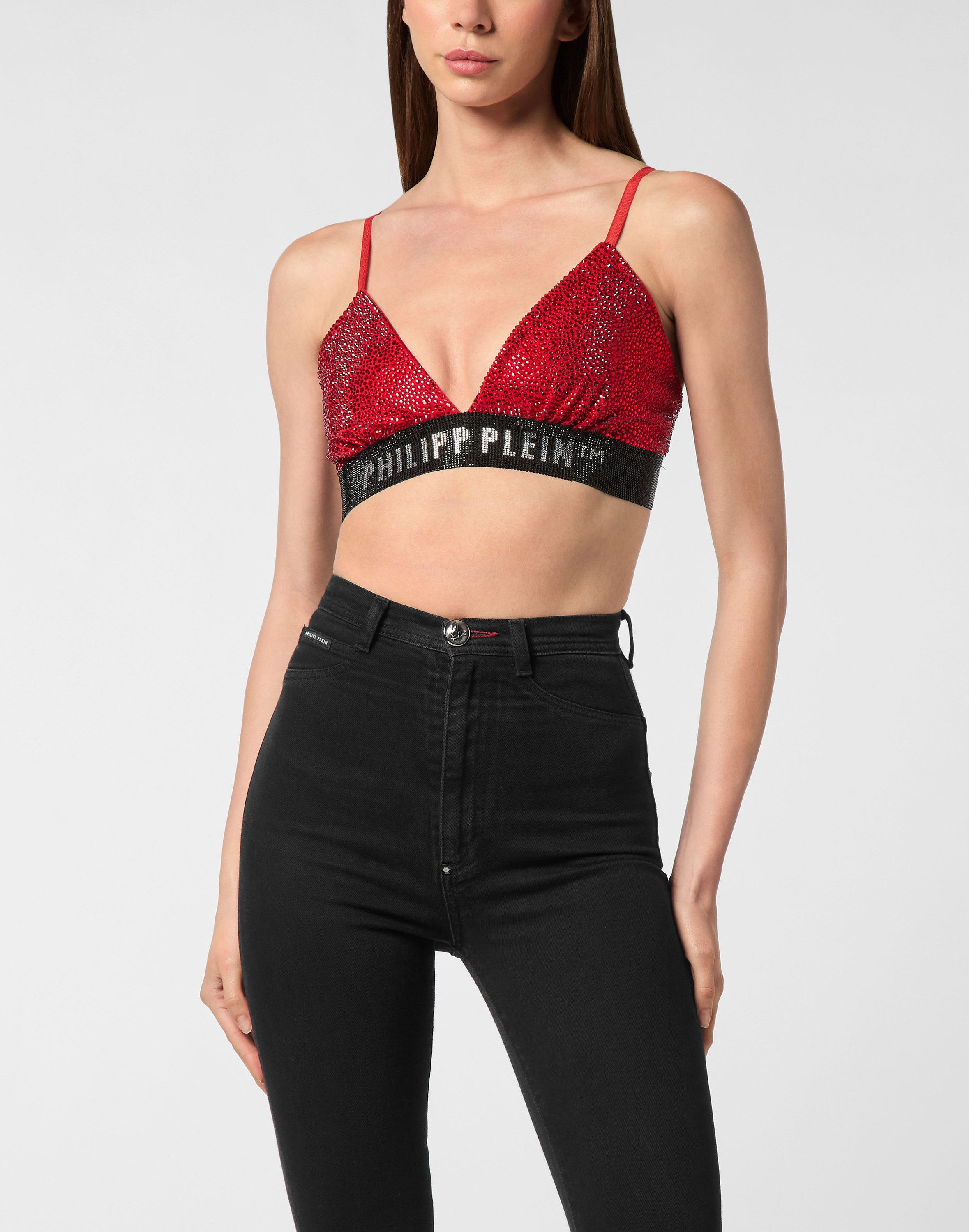 PHILIPP PLEIN Sport-BH Verziert