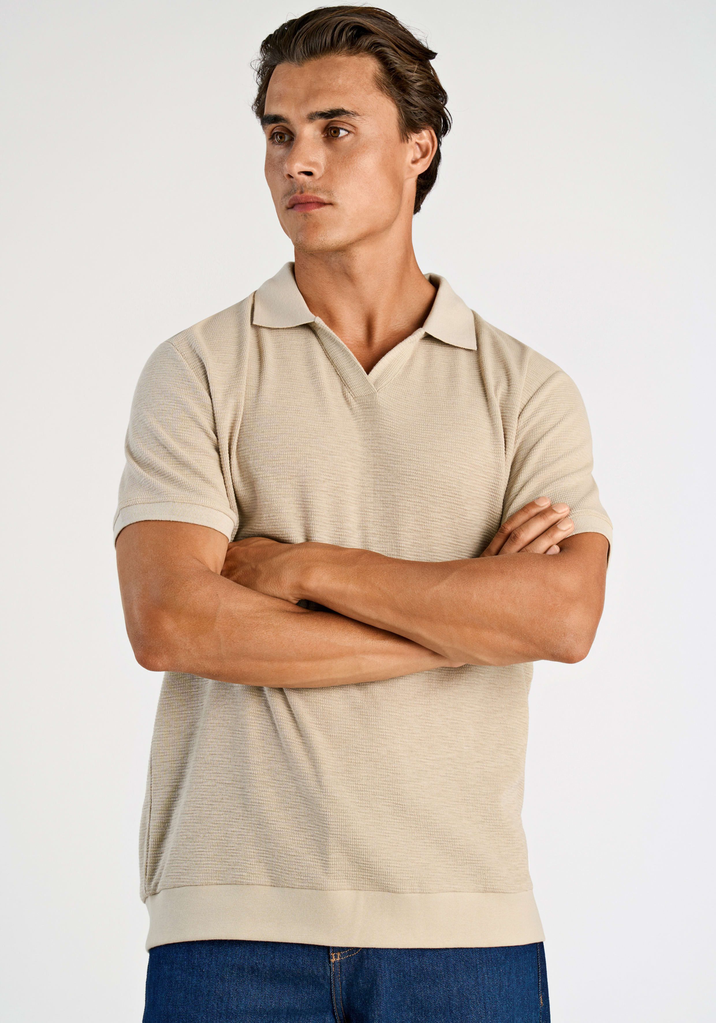 LINDBERGH Kurzarmshirt mit Polokragen