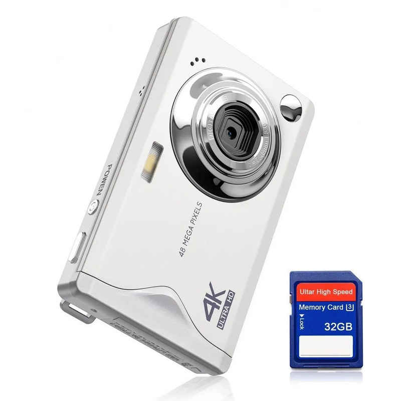 Fine Life Pro 4K-Aufruf 48 Mio. Pixel Vollformat-Digitalkamera (48 MP, Karte-Kamera mit beiden Kamerafunktionen, 48 MP)
