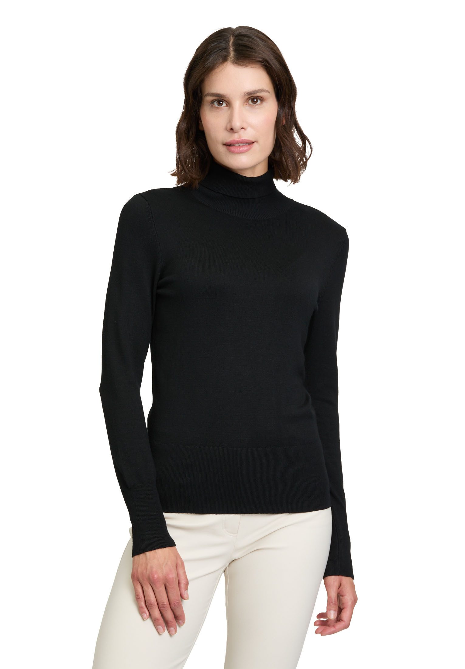 Strickpullover Betty Barclay Rollkragenpullover langarm