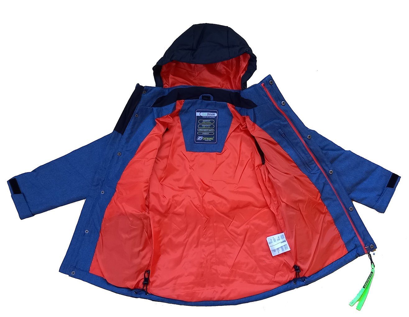 Outburst Winterjacke Outburst Jungen Jacke Winterjacke Funktionsjacke denim blau schwarz (kein Set)