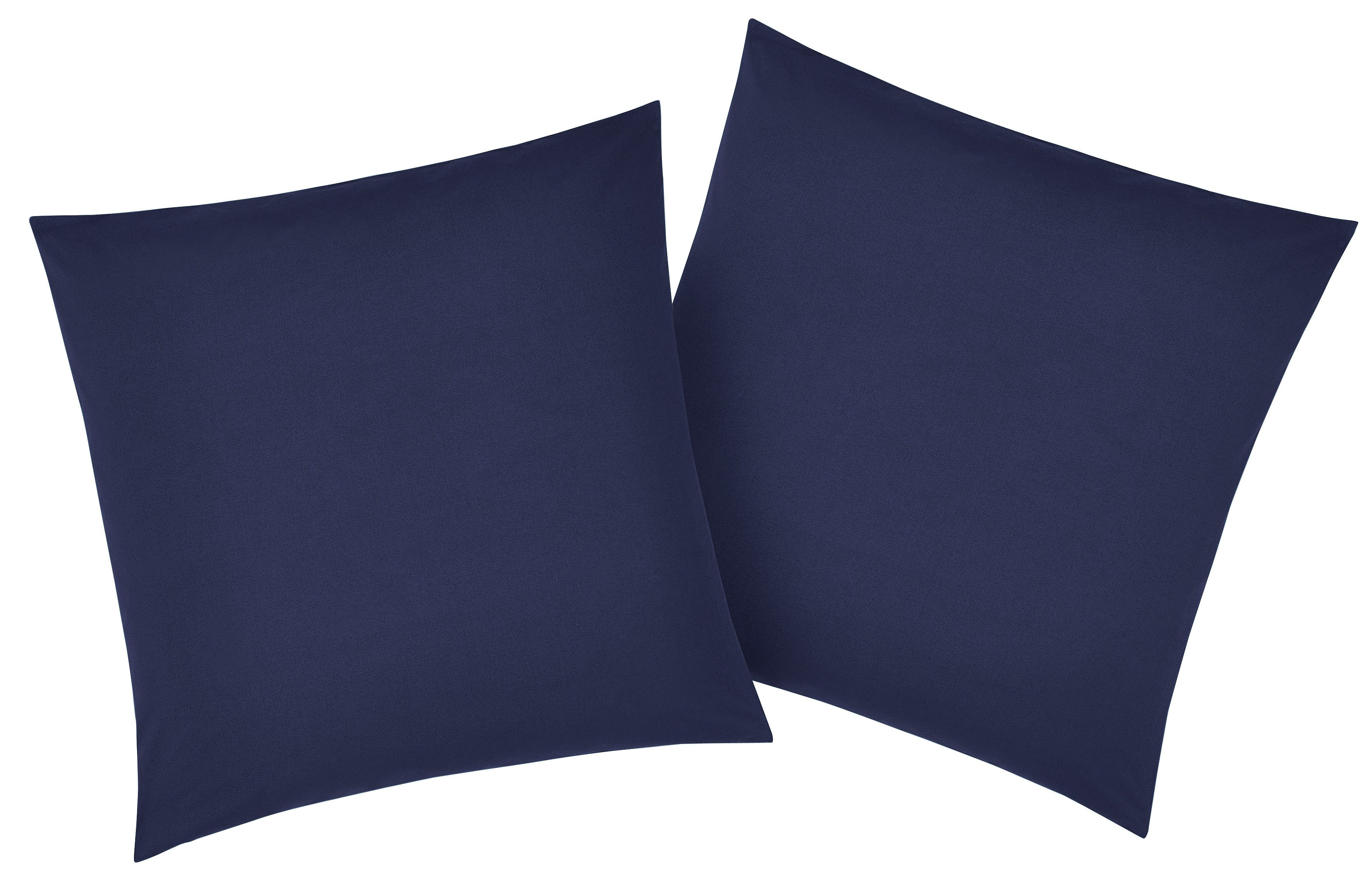 Home affaire Подушкиbezüge Luisa., (2 Stück), aus 100% Baumwolle, mit Reißverschluss, atmungsaktiv, uni