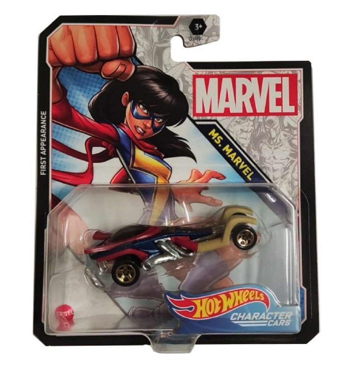 Hot Wheels Spielzeug-Auto Mattel GJH94 Hot Wheels Character Cars MS. Marvel