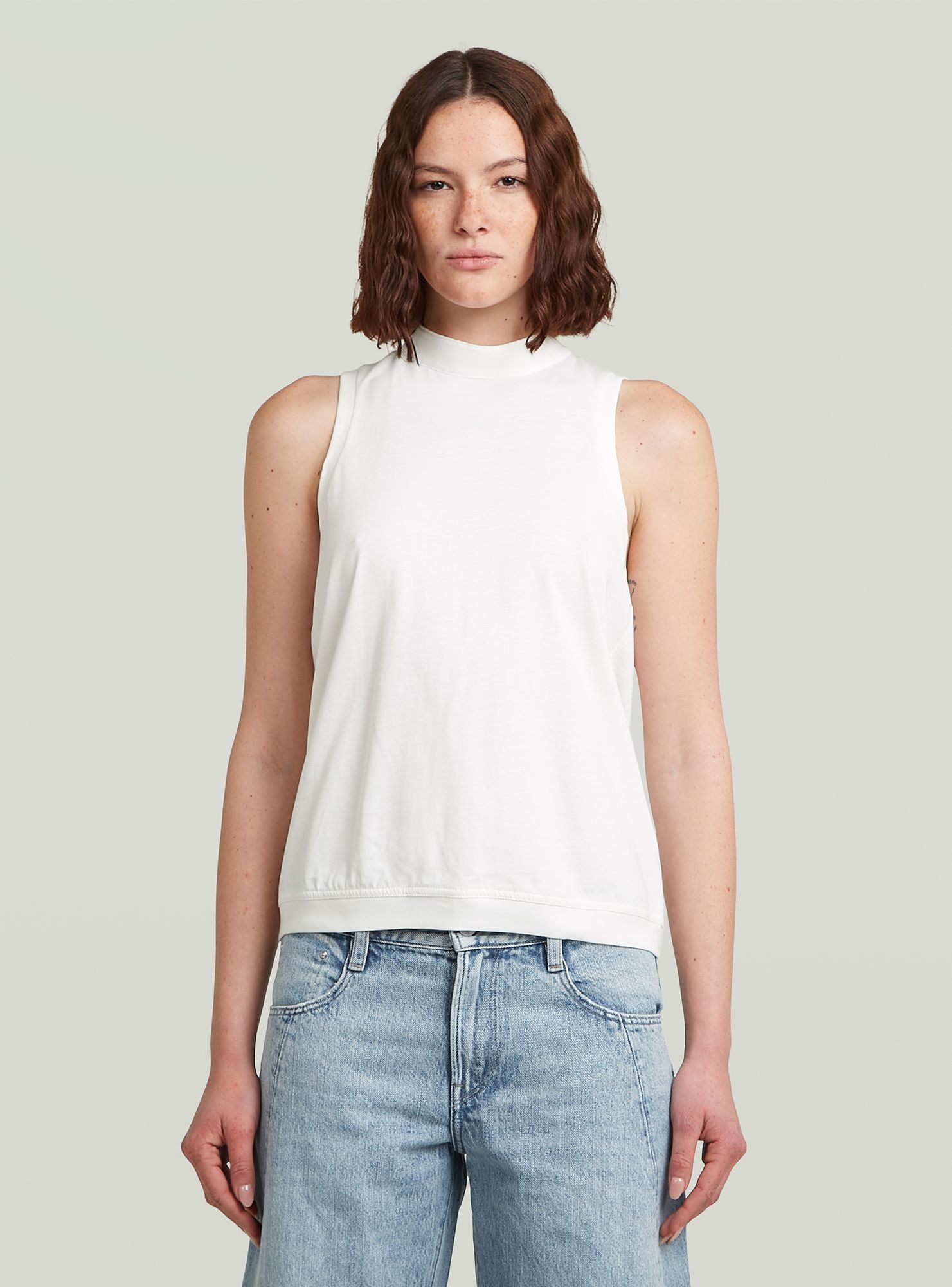 G-STAR T-Shirt Open Back Knit Tanktop