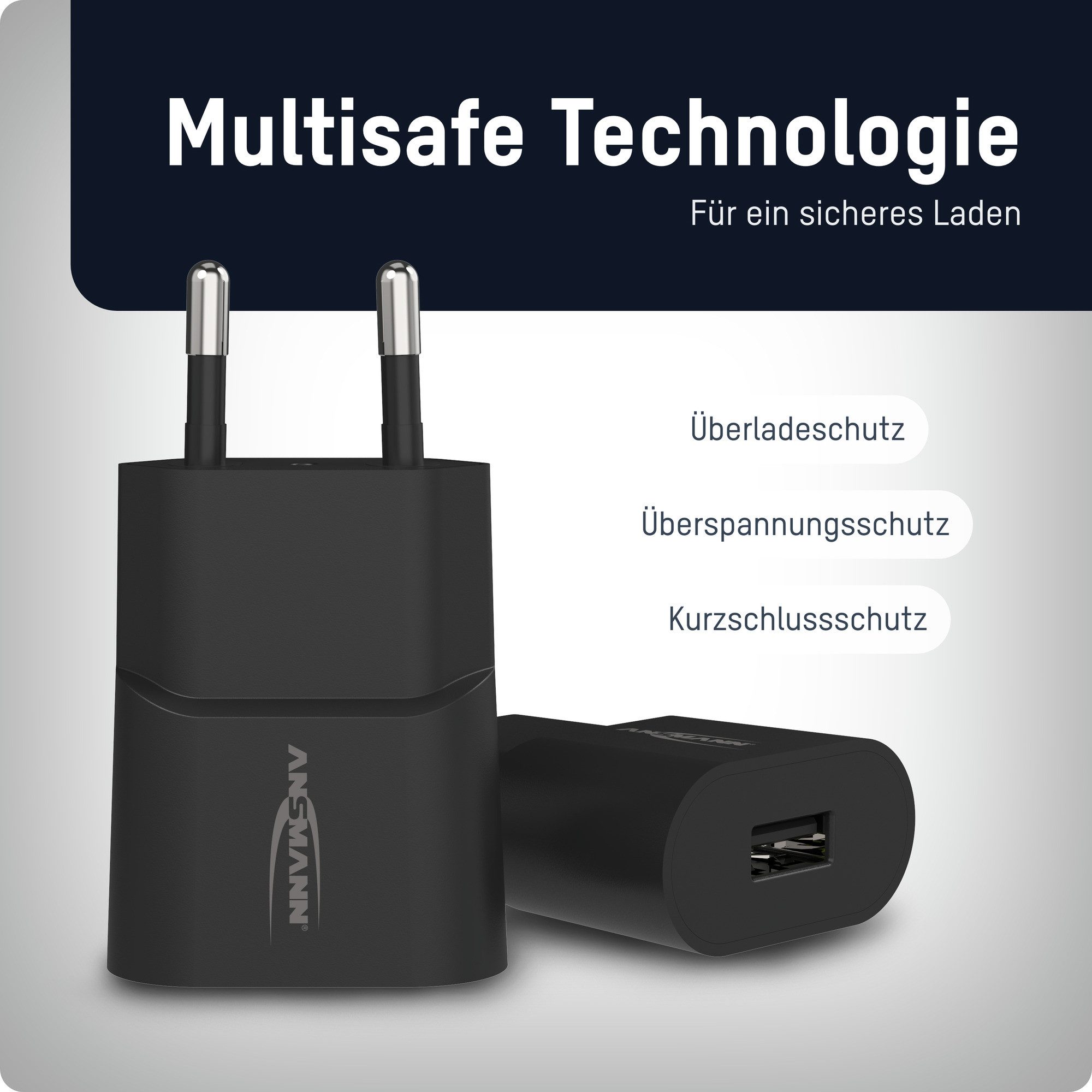 ANSMANN AG USB Ladegerät 5 W mit USB Schnellladung USB-Ladegerät – Bild 3 von 5