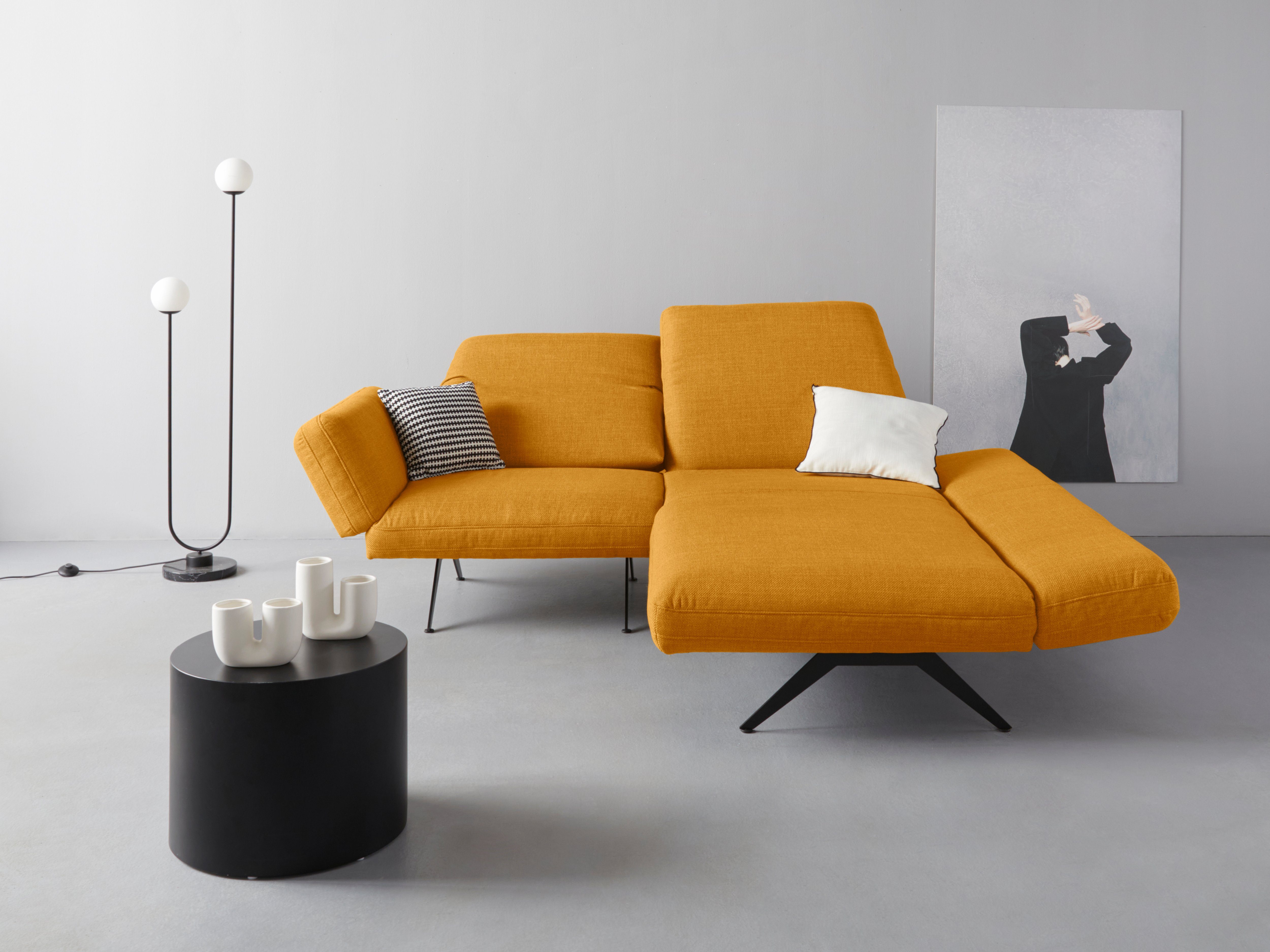 Ecksofas Trends - Places of Style Ecksofa Caiden, mit Arm- und Rückenfunktion, kleine Ausführung