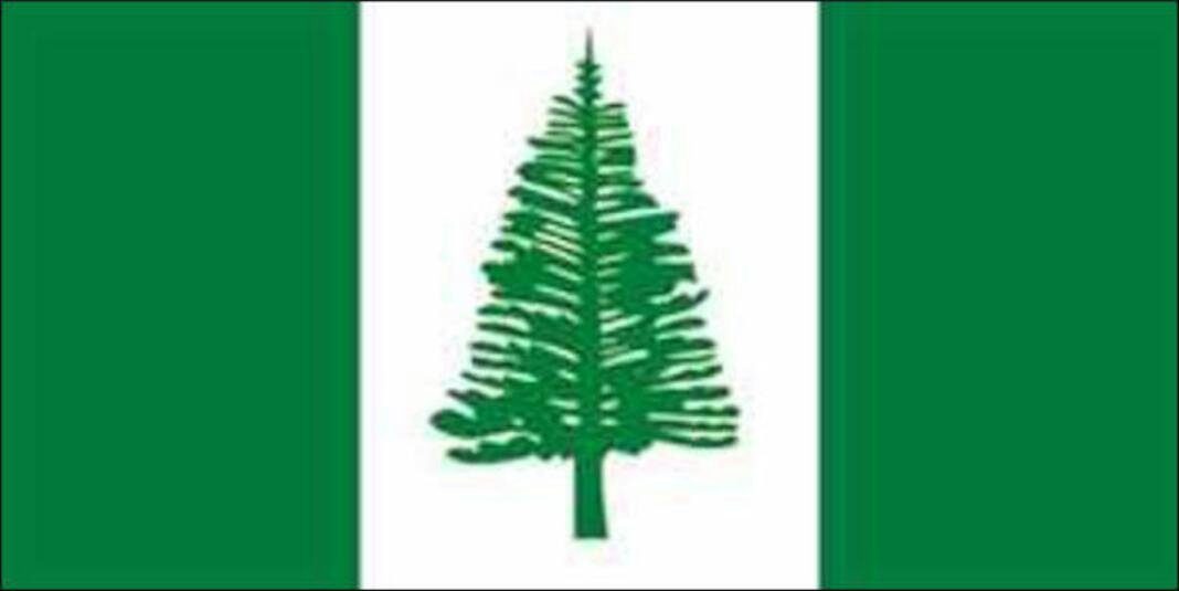 80 g/m² Norfolkinsel flaggenmeer Flagge