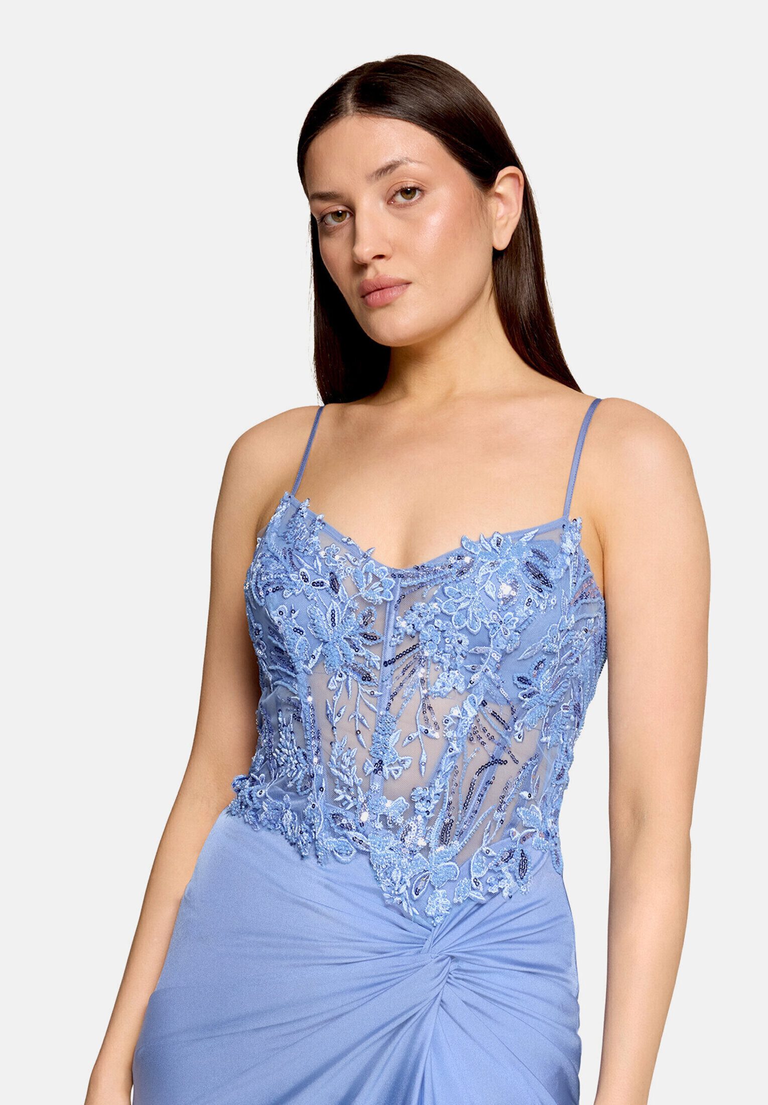 Vera Mont Abendkleid Damen mit Stickerei – Bild 4 von 5