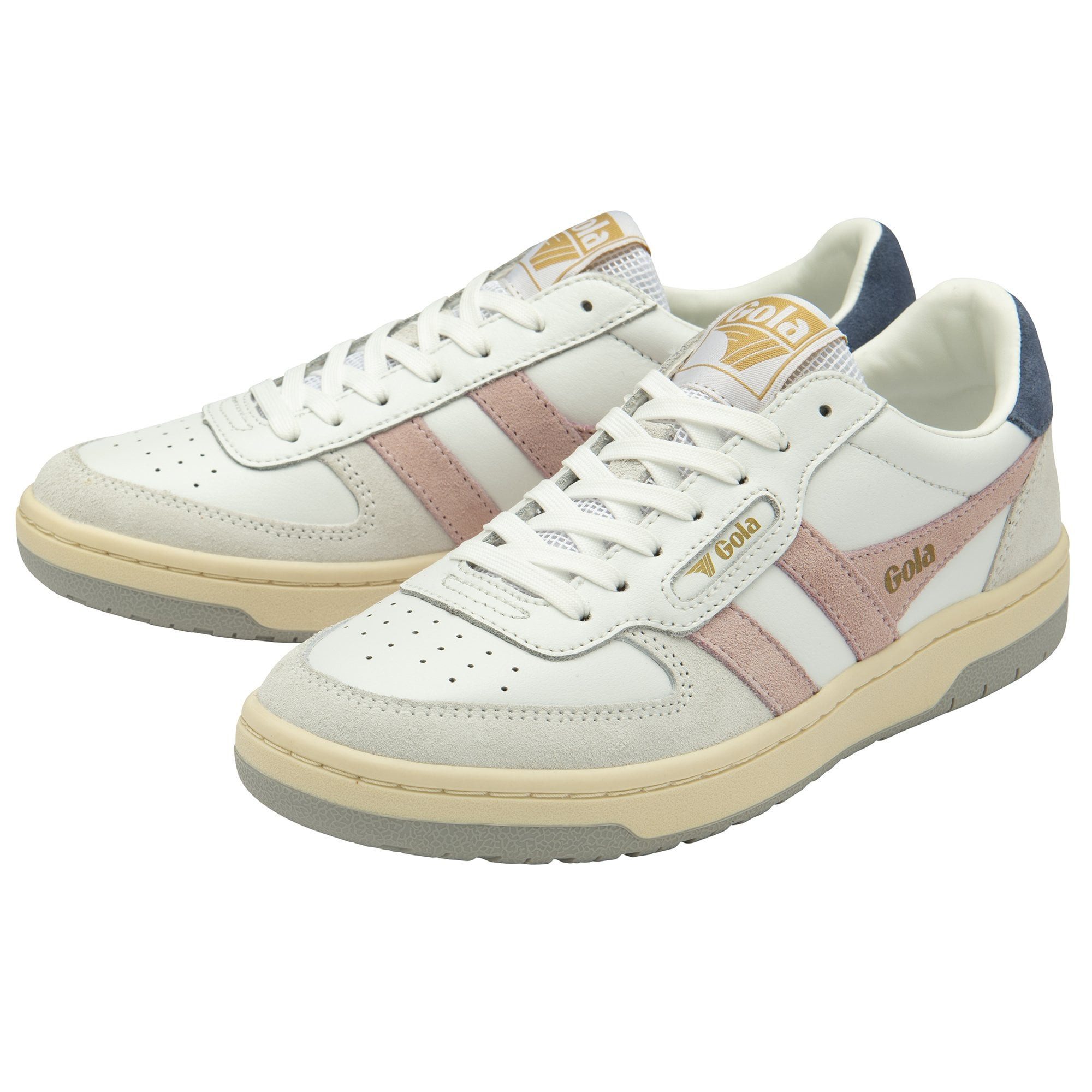 Gola Hawk 2024 weiss/rosa/dunkelblau Damen Sneaker günstig online kaufen