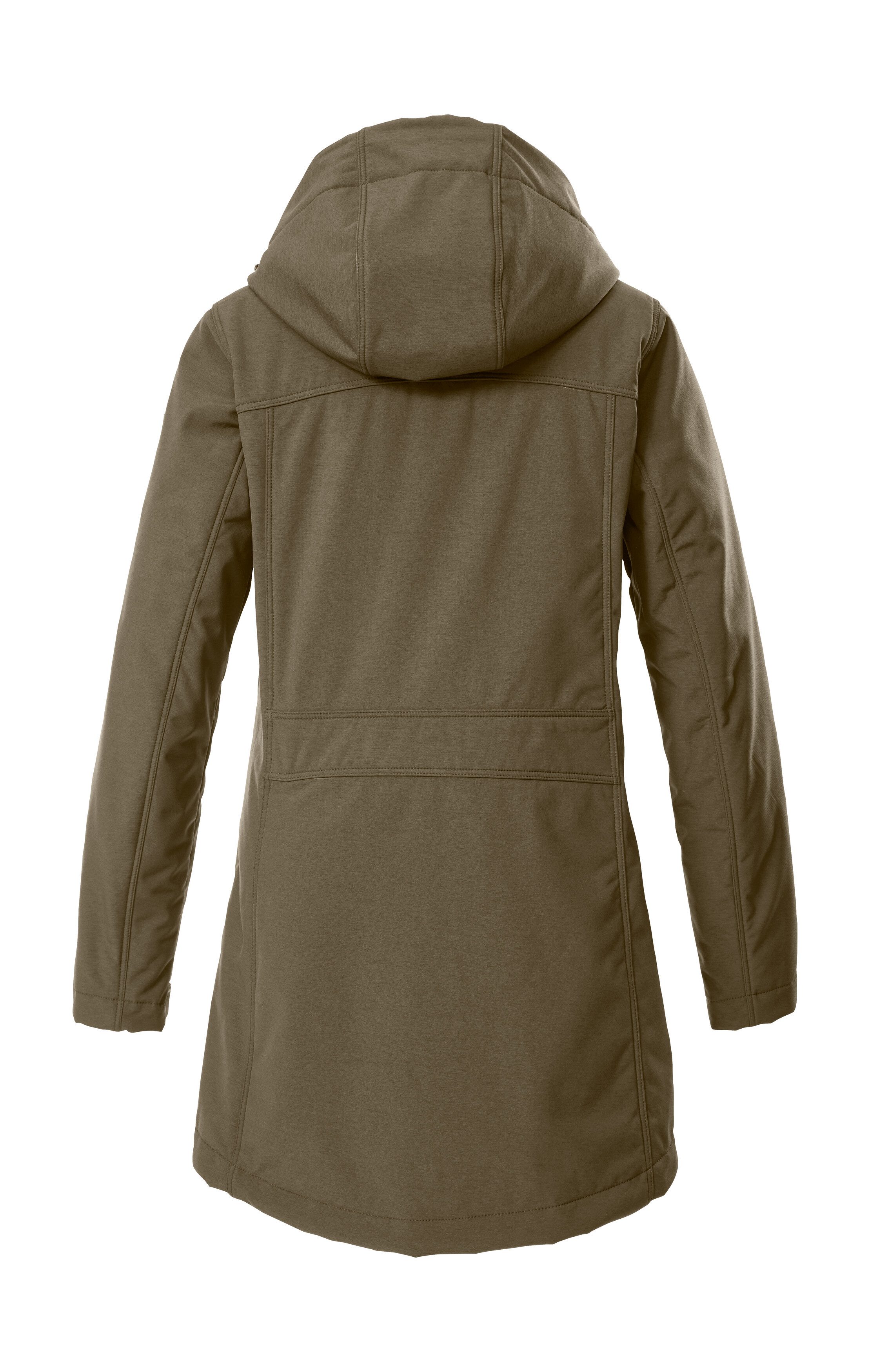 G.I.G.A. DX by killtec Softshellparka GW 36 WMN SFTSHLL PRK Softshellparka: wasserdicht, Teddyfell, 2-Wege-Reißverschluss