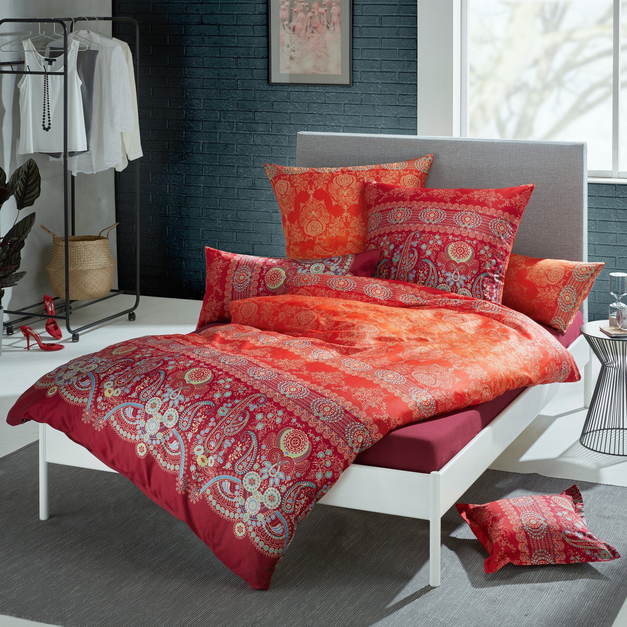 Bassetti Bettwäsche Bettwäsche "Gran Paradiso", Mako-Satin, günstig online kaufen