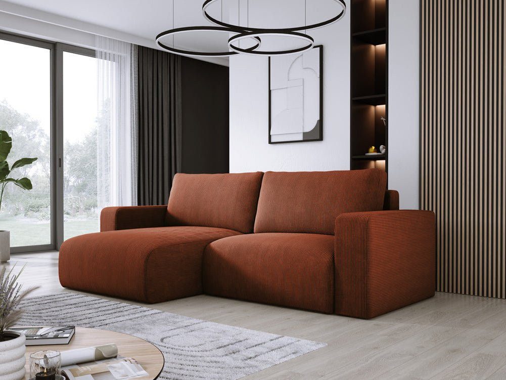 Luxusbetten24 Schlafsofa Designer Sofa Carl Cord, mit Stauraum und Schlaffu günstig online kaufen