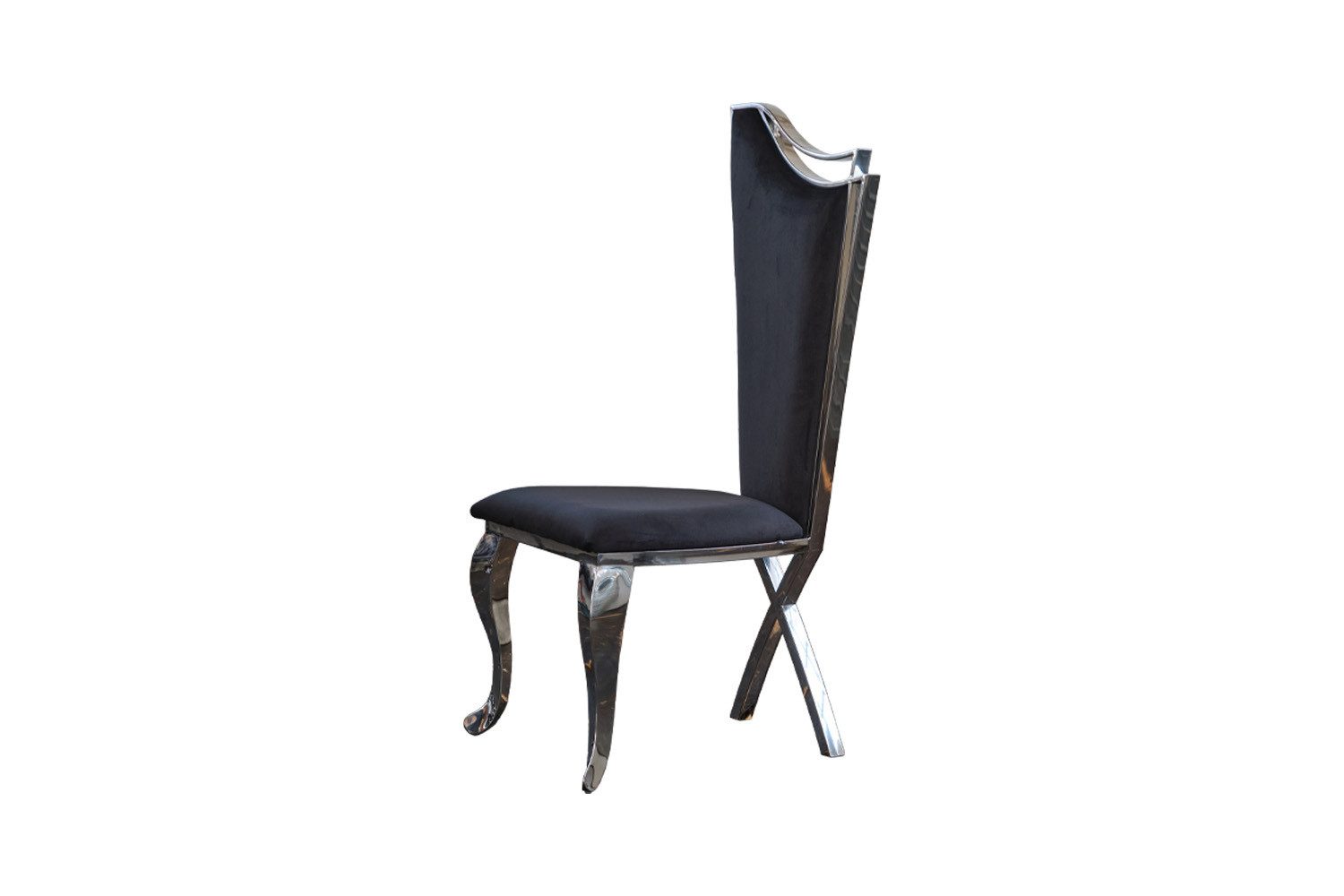 KAWOLA Esszimmerstuhl AMALIA, Stuhl Barock Velvet verschiedene Farben günstig online kaufen