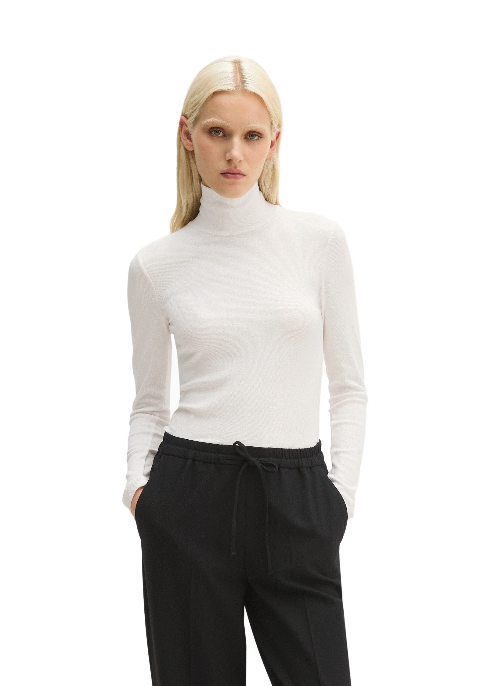 Marc O'Polo Langarmshirt aus TENCEL™ Modal-Baumwolle-Mix