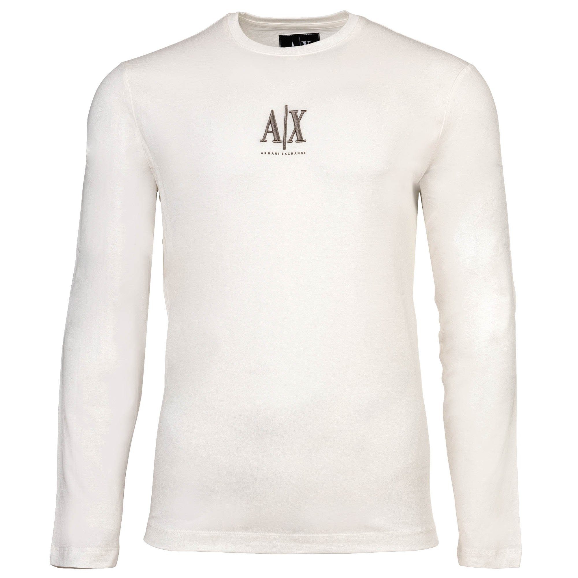 ARMANI EXCHANGE T-Shirt Herren Longsleeve 1er Pack Baumwolle T-SHIRT (Packung, 1er Pack)