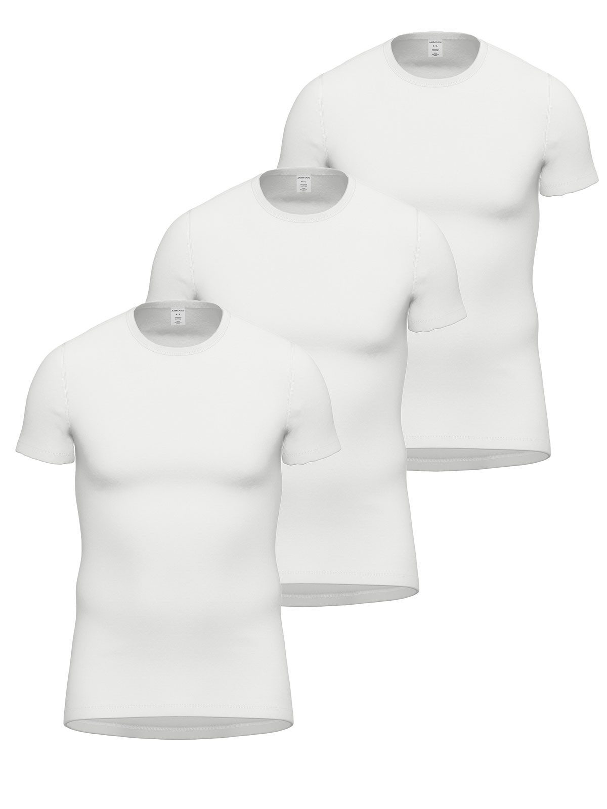 Unterziehshirt 3er Pack Shirt 1/2 Arm Day Classic / Feinripp Prem