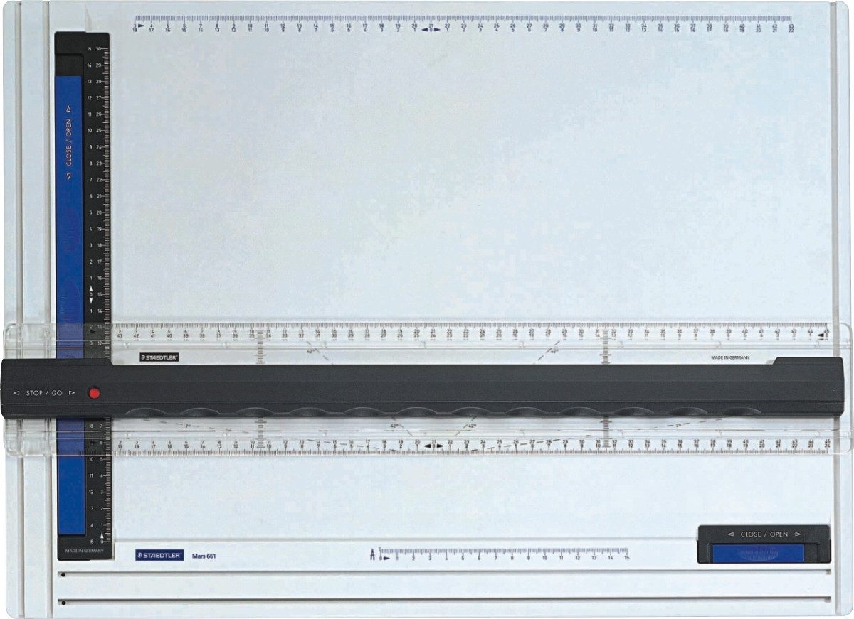 STAEDTLER Zeichenschablone Zeichenplatte Mars DIN A3