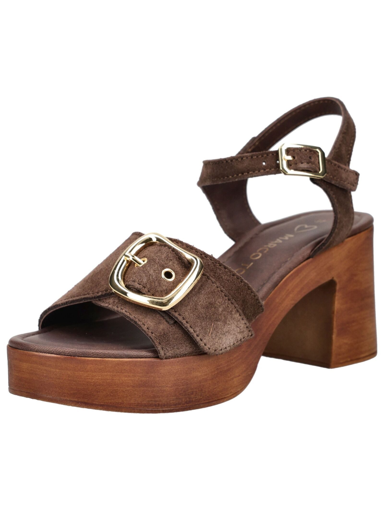 MARCO TOZZI Sandalen Veloursleder . High-Heel-Sandalette
