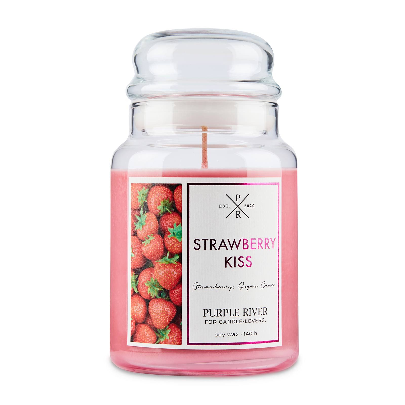 Purple River Duftkerze Strawberry Kiss - günstig online kaufen