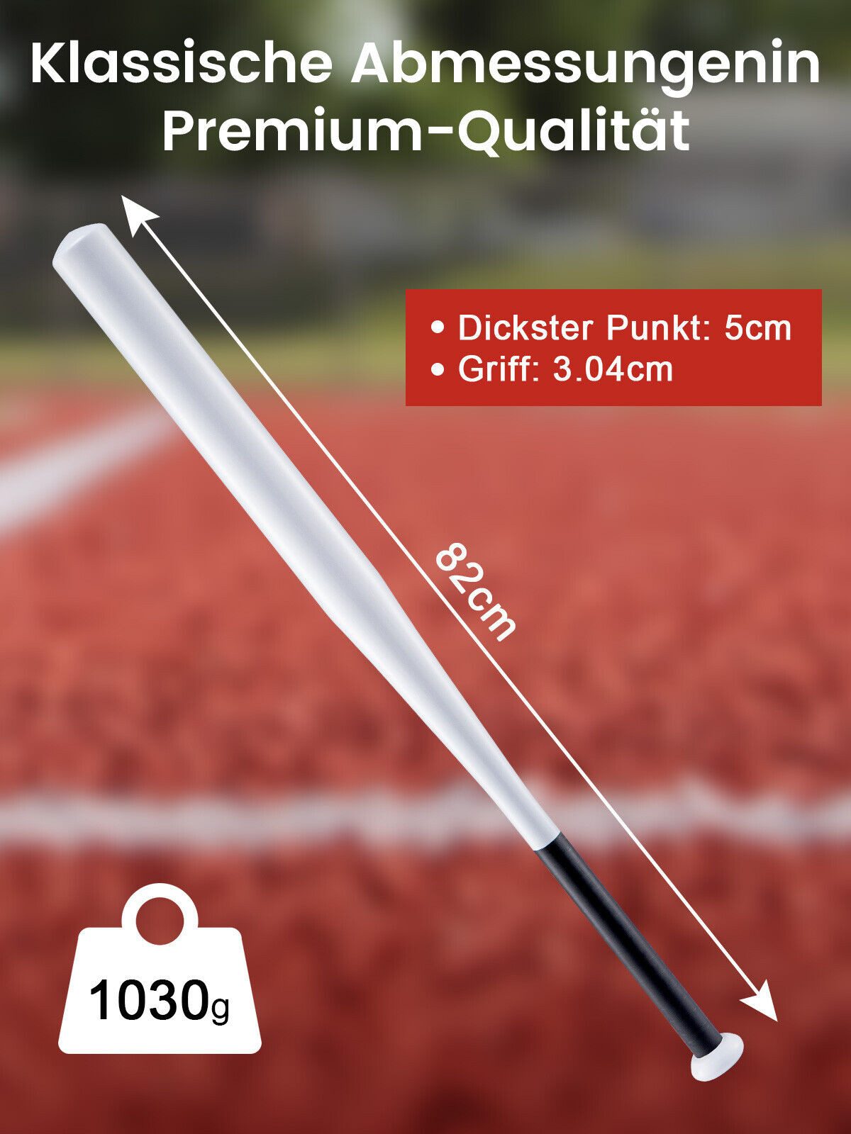 Youyijia Baseballschläger 82 cm Baseball Bat Steel
