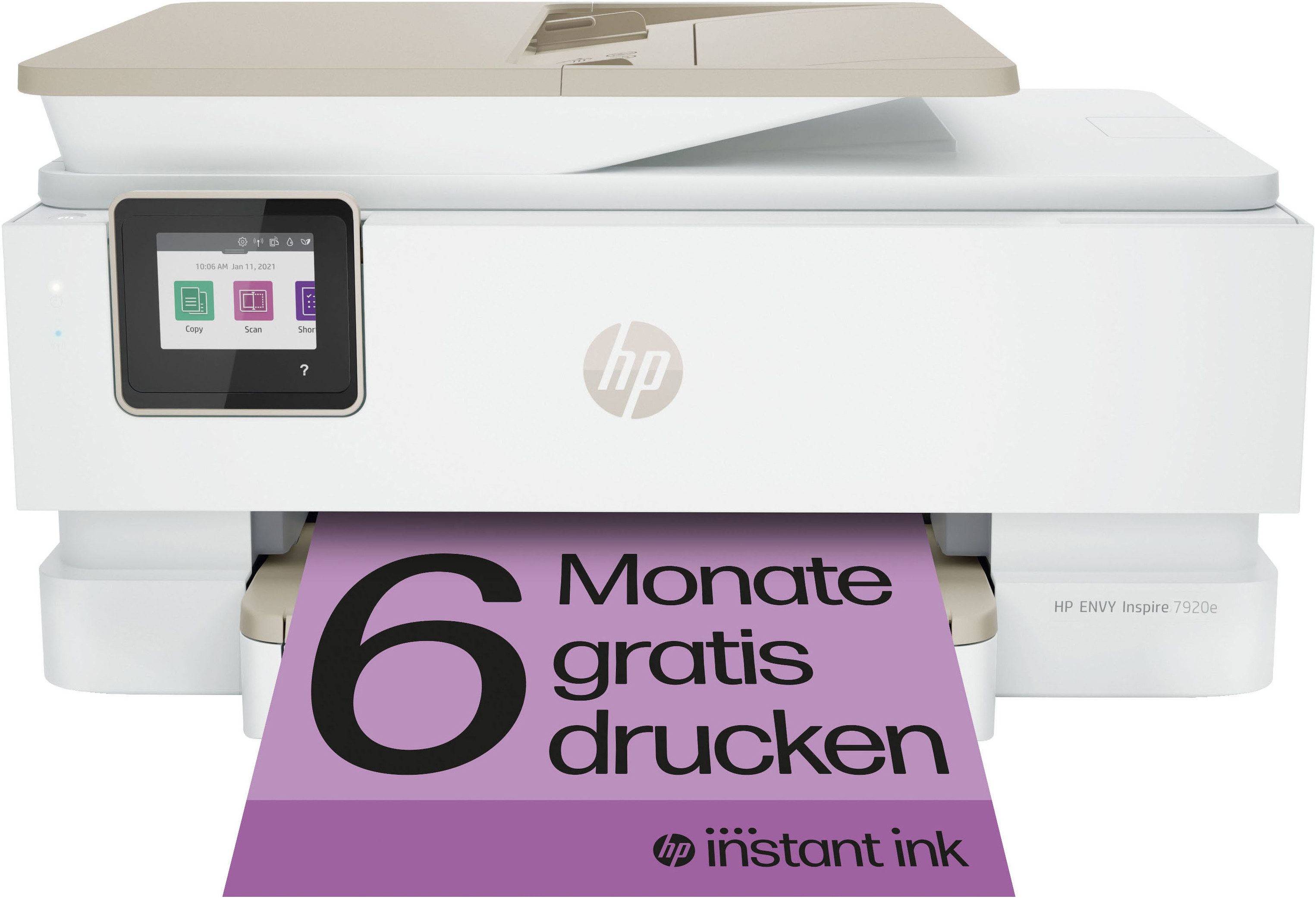 HP ENVY Inspire 7920e Multifunktionsdrucker, (Bluetooth, WLAN (Wi-Fi), Mit HP Instant Ink 3 Probemonate gratis drucken)