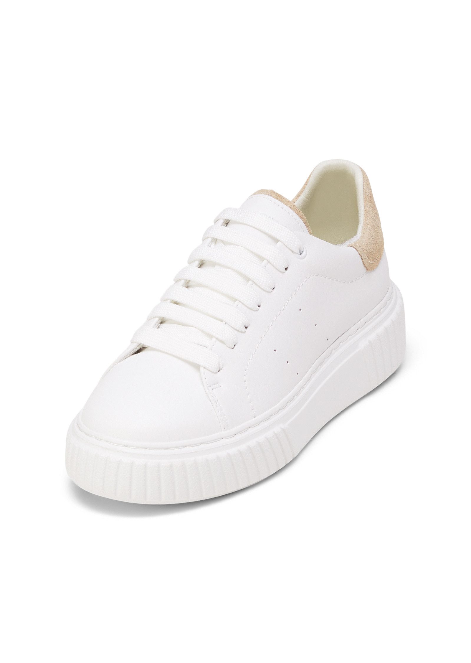 aus Rindleder Sneaker