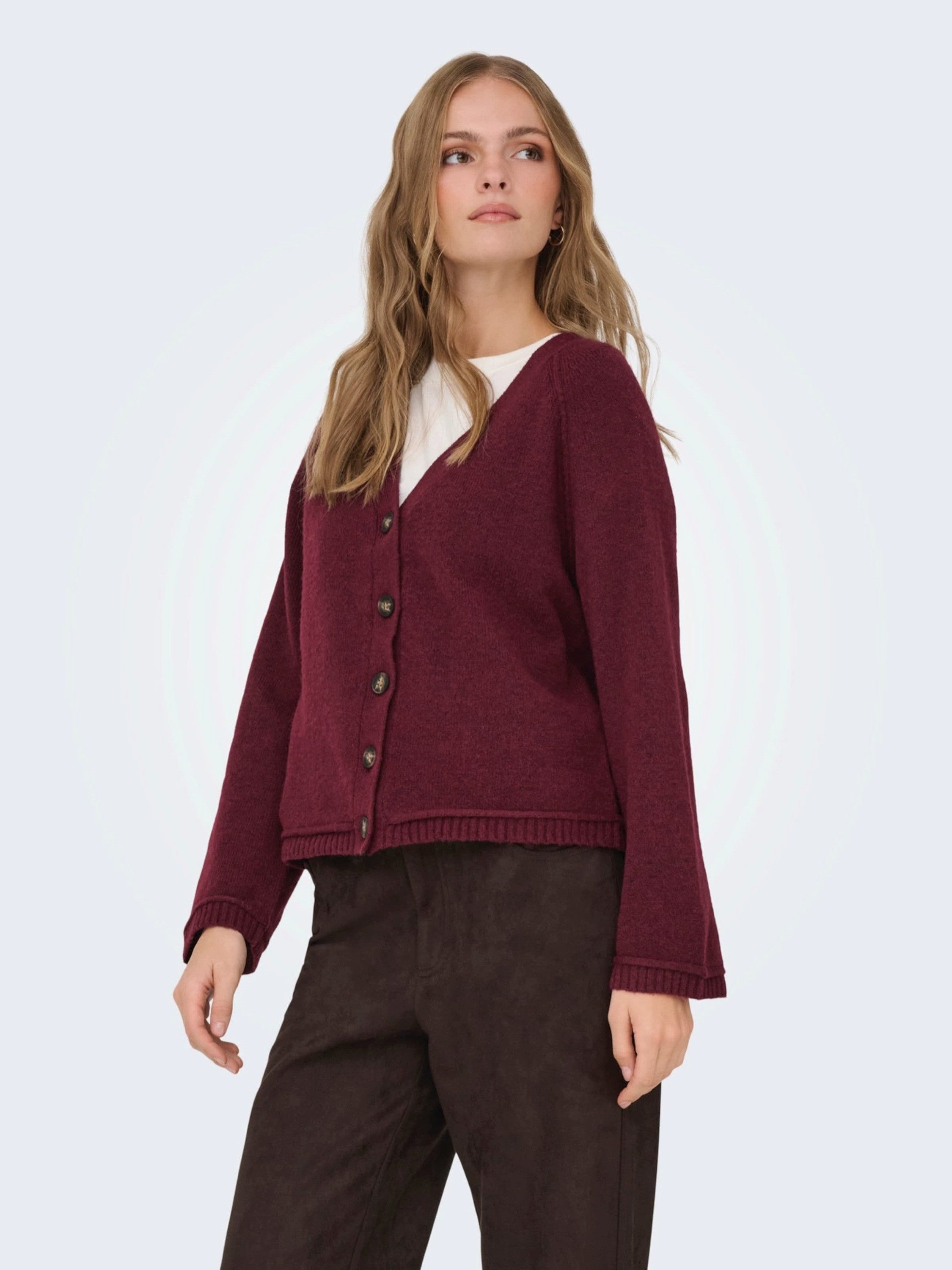 ONLY Strickjacke ONLHAZEL (1-tlg) Plain/ohne Details