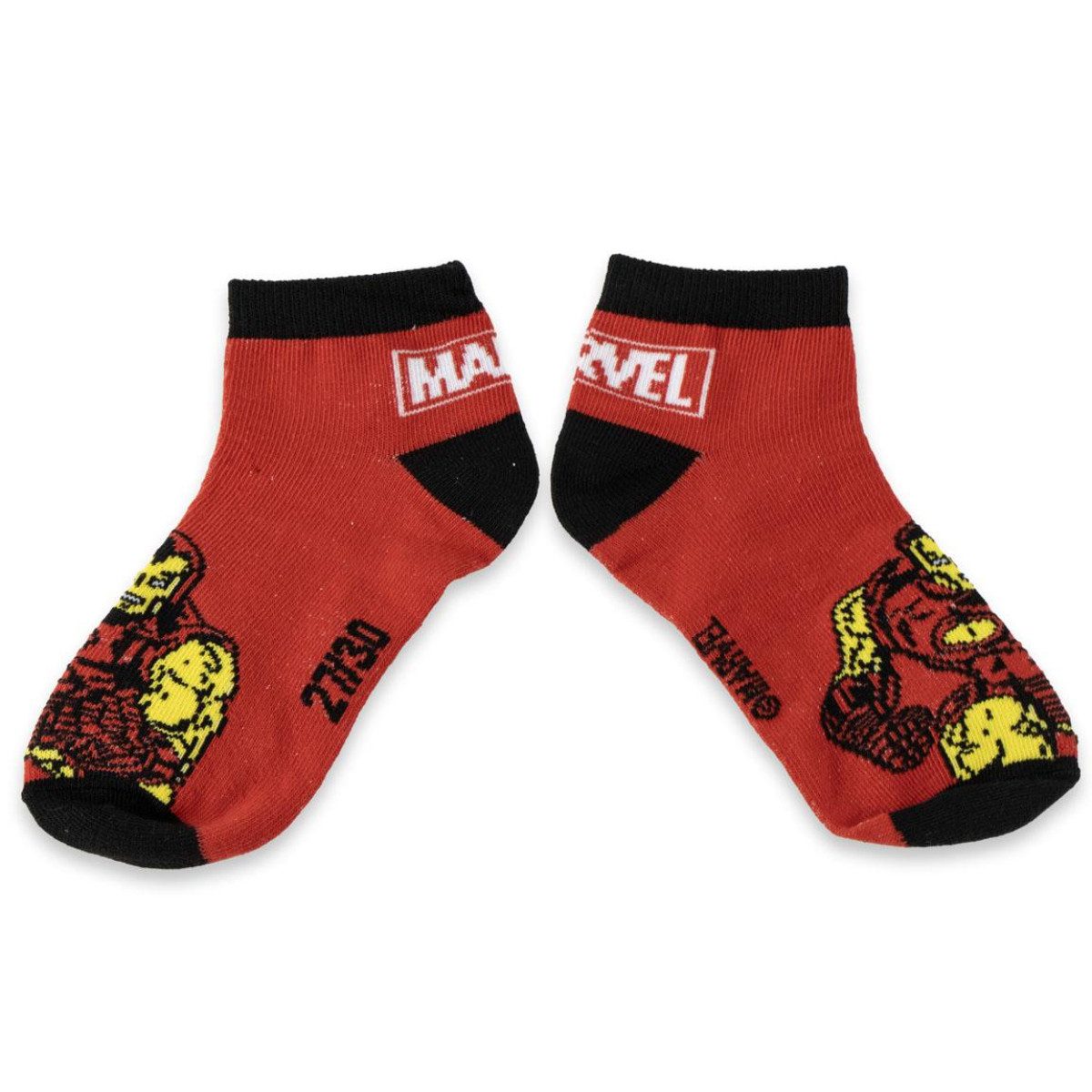 MARVEL Kurzsocken Kinder Sneakersocken Mehrpack Polyester