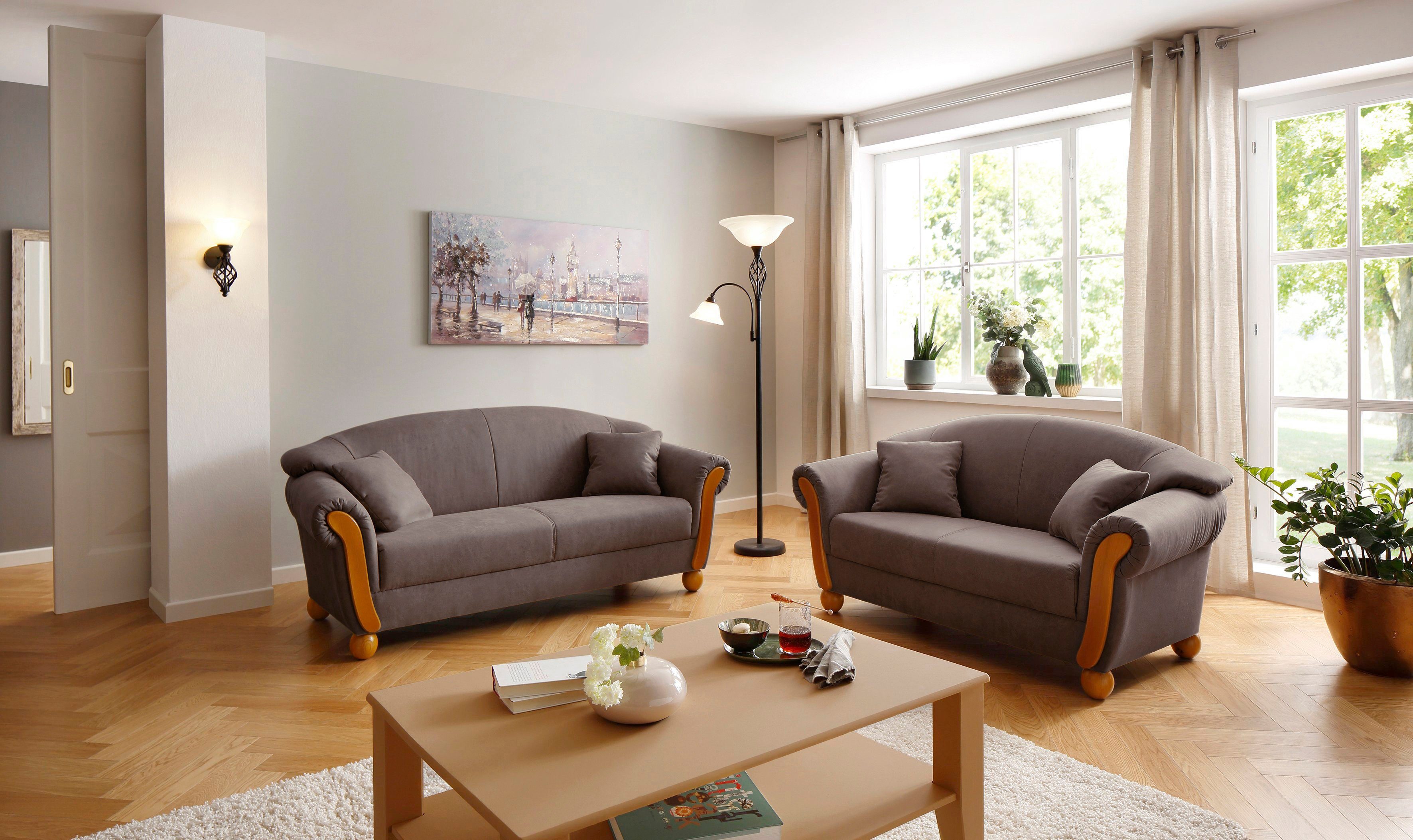 Home affaire 2-Sitzer Milano Vintage, mit günstig online kaufen