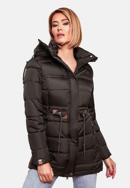 Navahoo Steppmantel Daliee Stylischer Winterparka mit abnehmbarer Kapuze