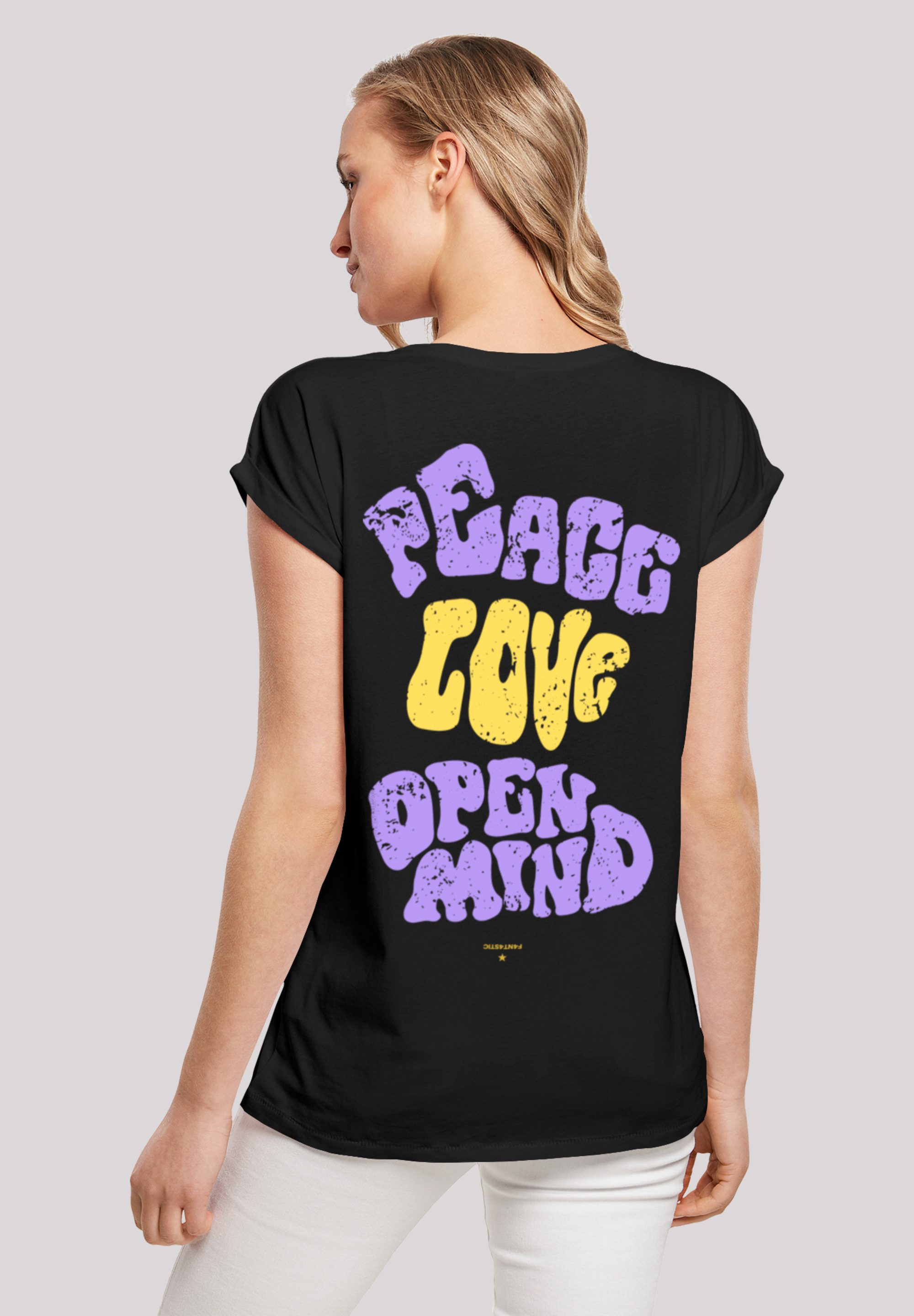 F4NT4STIC T-Shirt Peace Love and Open günstig online kaufen
