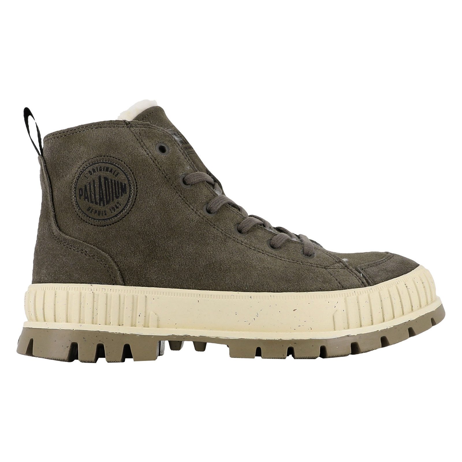 Palladium Pallashock Zip Warm Stiefelette mit Reißverschluss und Markenpatc günstig online kaufen