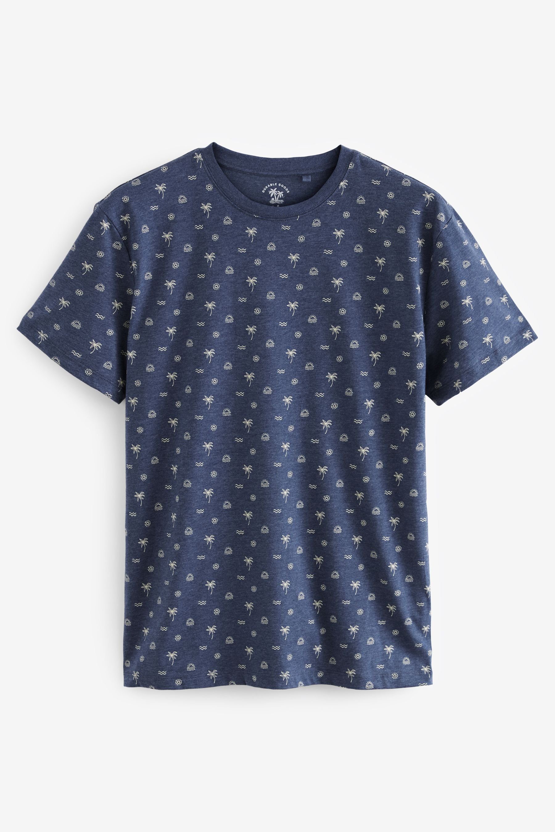 Next T-Shirts, Pack Gemusterte (3-tlg) T-Shirt 3er