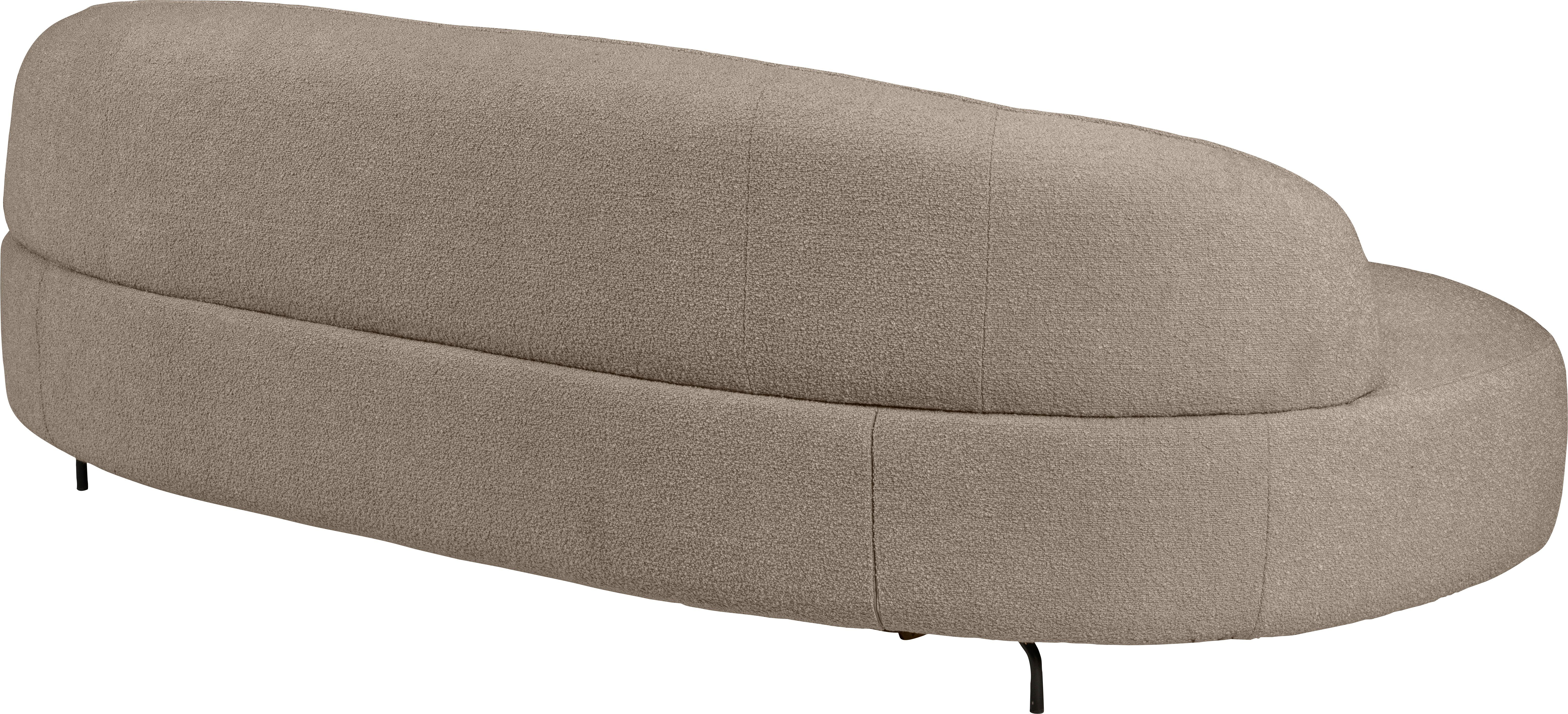 furninova Sofa beige Aria, im organisch Design geformt, skandinsvischen