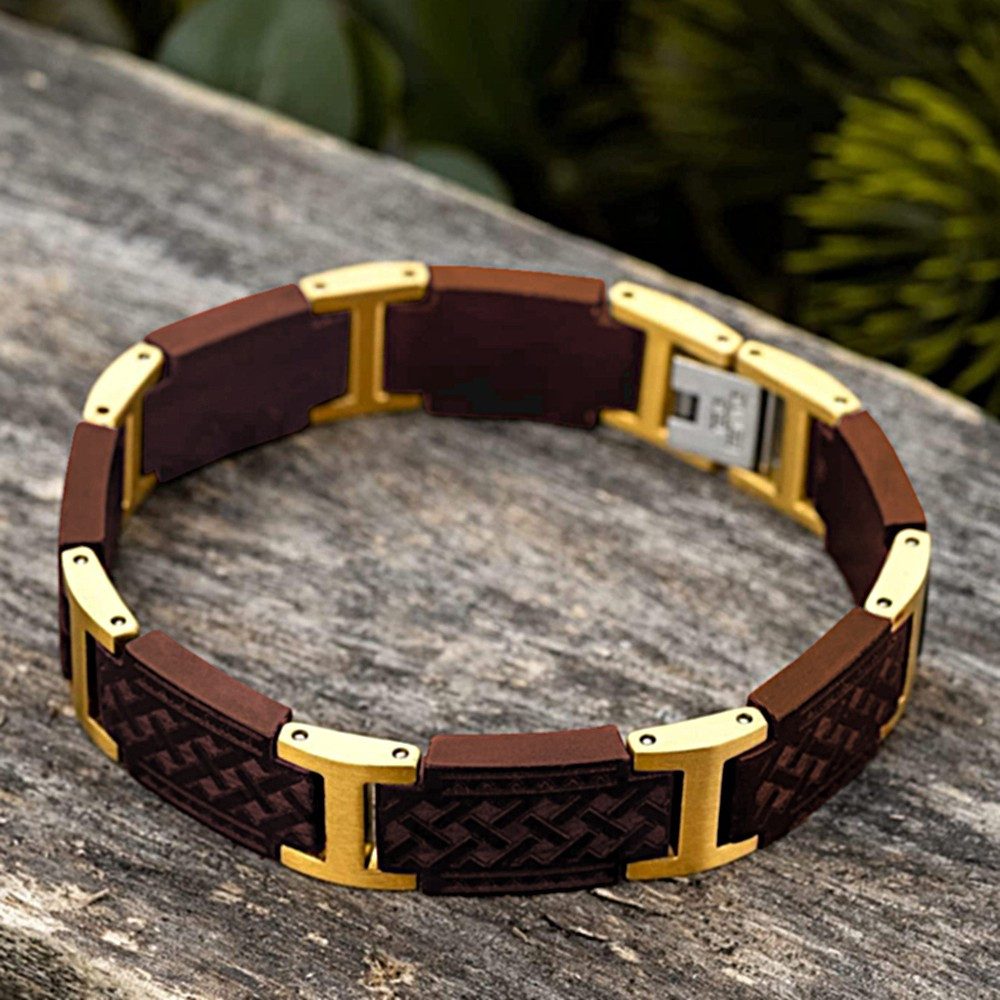 Holzwerk Gliederarmband Designer Holz Armband, Navaho Armkette, Holz Unikate inkl. Armbandkürzer, ideal als Geschenk