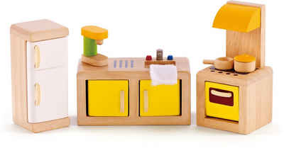 Hape Puppenhausmöbel Holzspielzeug, Küche (7tlg)