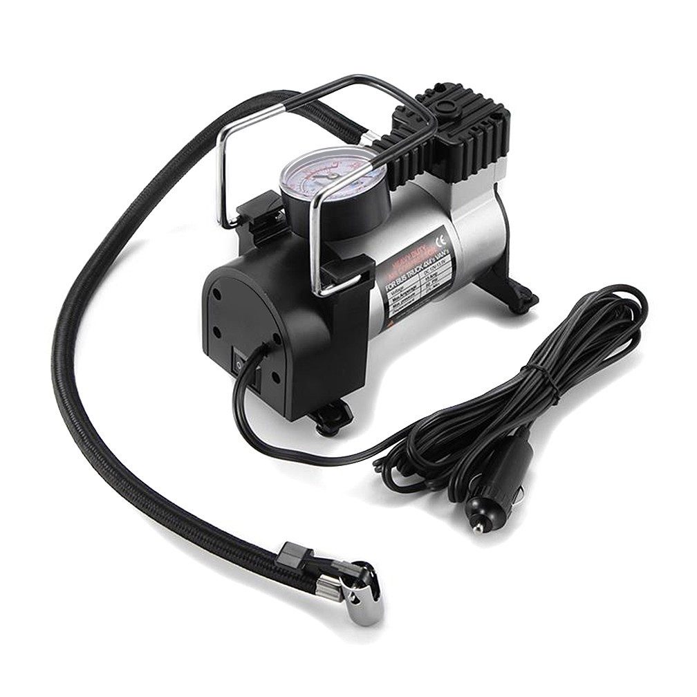 Tourtecs Motorradhelm-Visier Kompressor / Luftkompressor kabelgebunden # KM2 12V / 10,3 bar