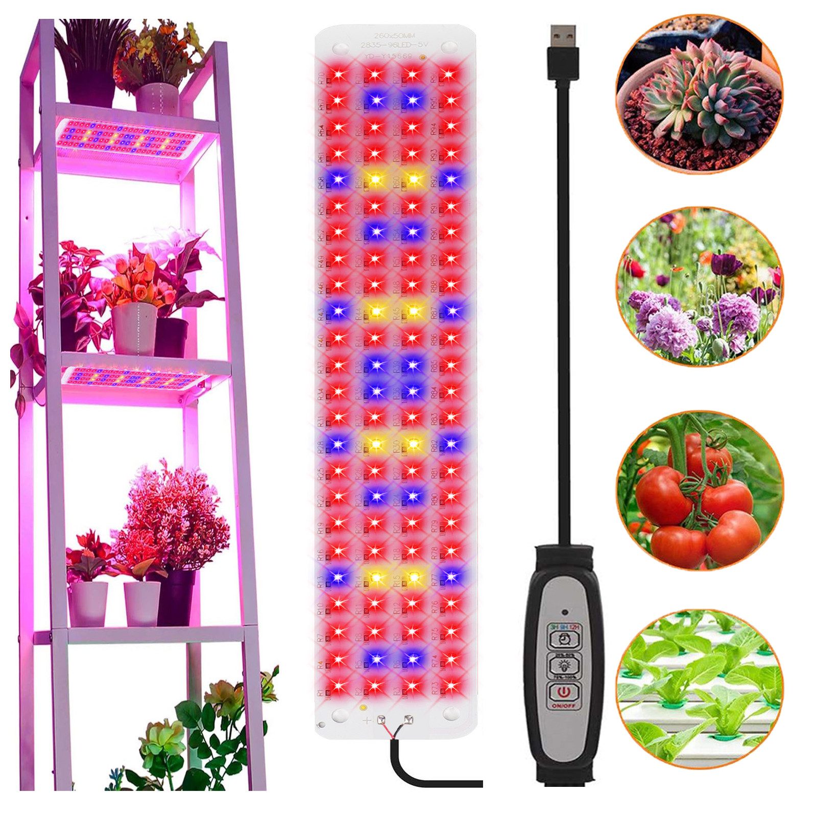 Jibenhome Pflanzenlampe 26 x 5 cm günstig online kaufen