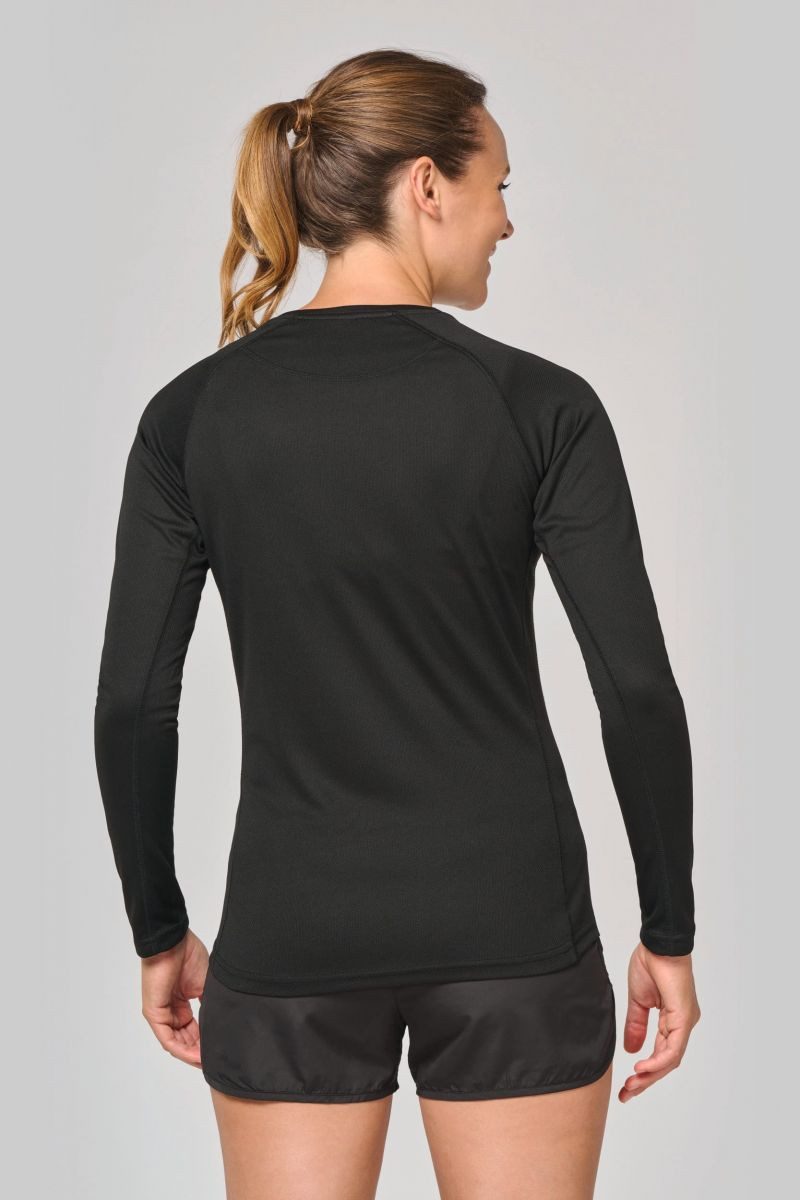 Proact Trainingsshirt Damen Basic Sport Funktionsshirt Langarm günstig online kaufen