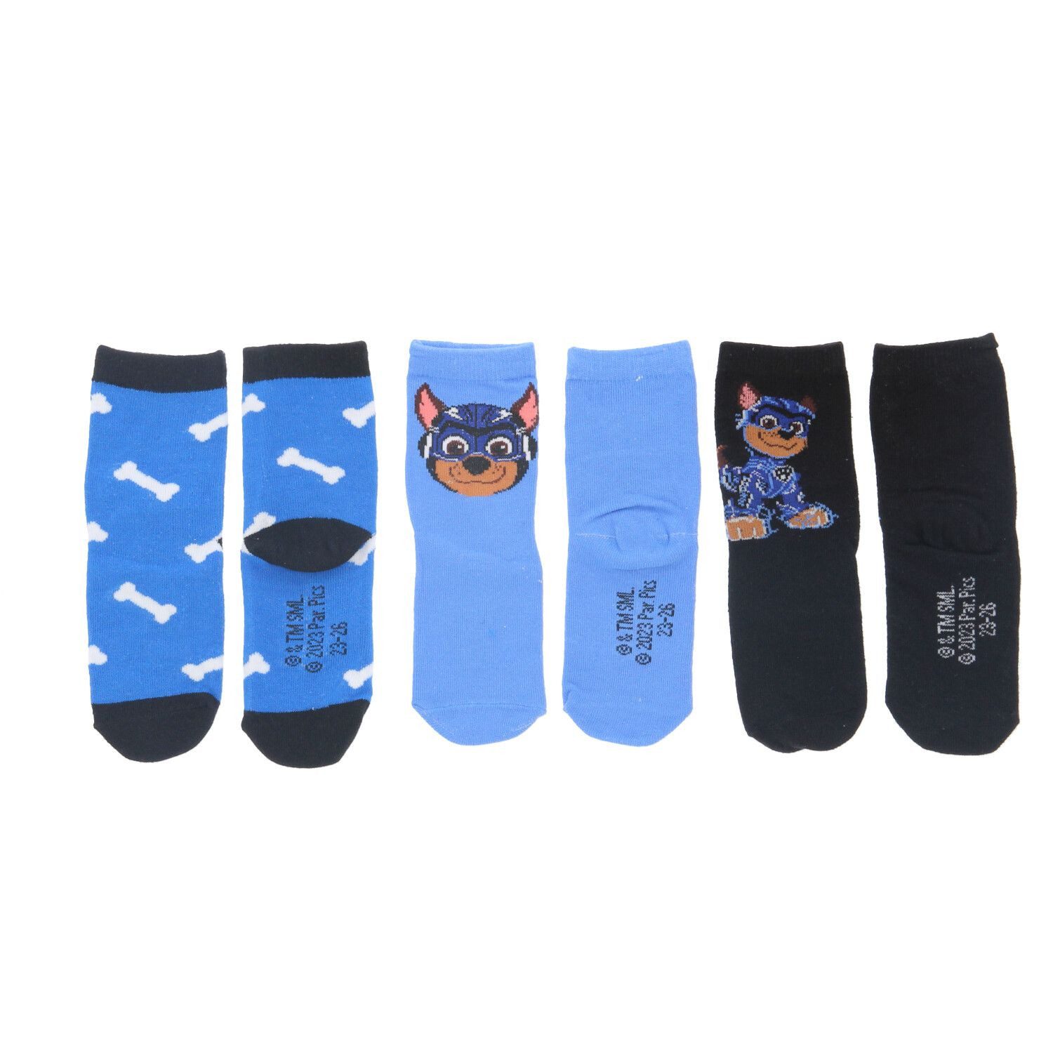 PAW PATROL Sneakersocken Paw Patrol 3er-Pack Kinder Söckchen Socken mit Helden-Motiven