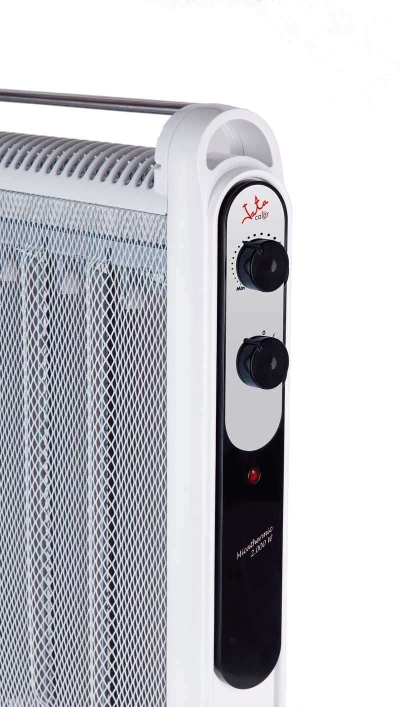 W, Jata Energie RD227B Heizgerät Leise, Elektroheizung Heater 2000W, 2000 Micathermic Lautlos, Sparsam, sparen,