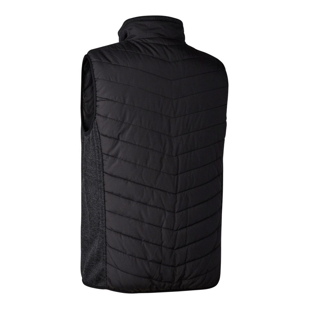 Deerhunter Outdoorjacke DEERHUNTER Moor Wattierte Weste mit Strick Black