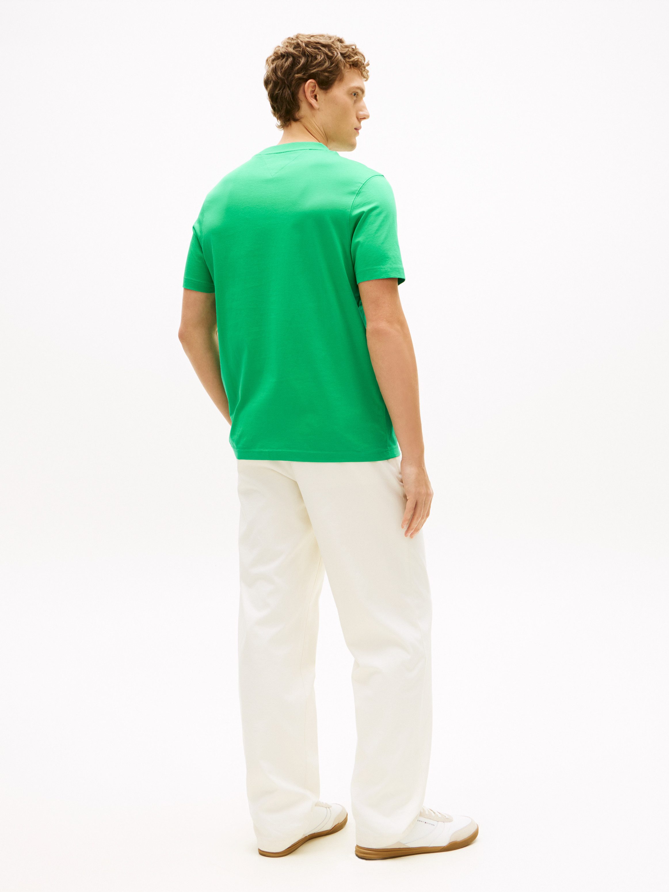Tommy Hilfiger T-Shirt SCRIPT MONOGRAM SWIMSHOP aus Jersey mit Logo-Stickerei – Bild 5 von 5