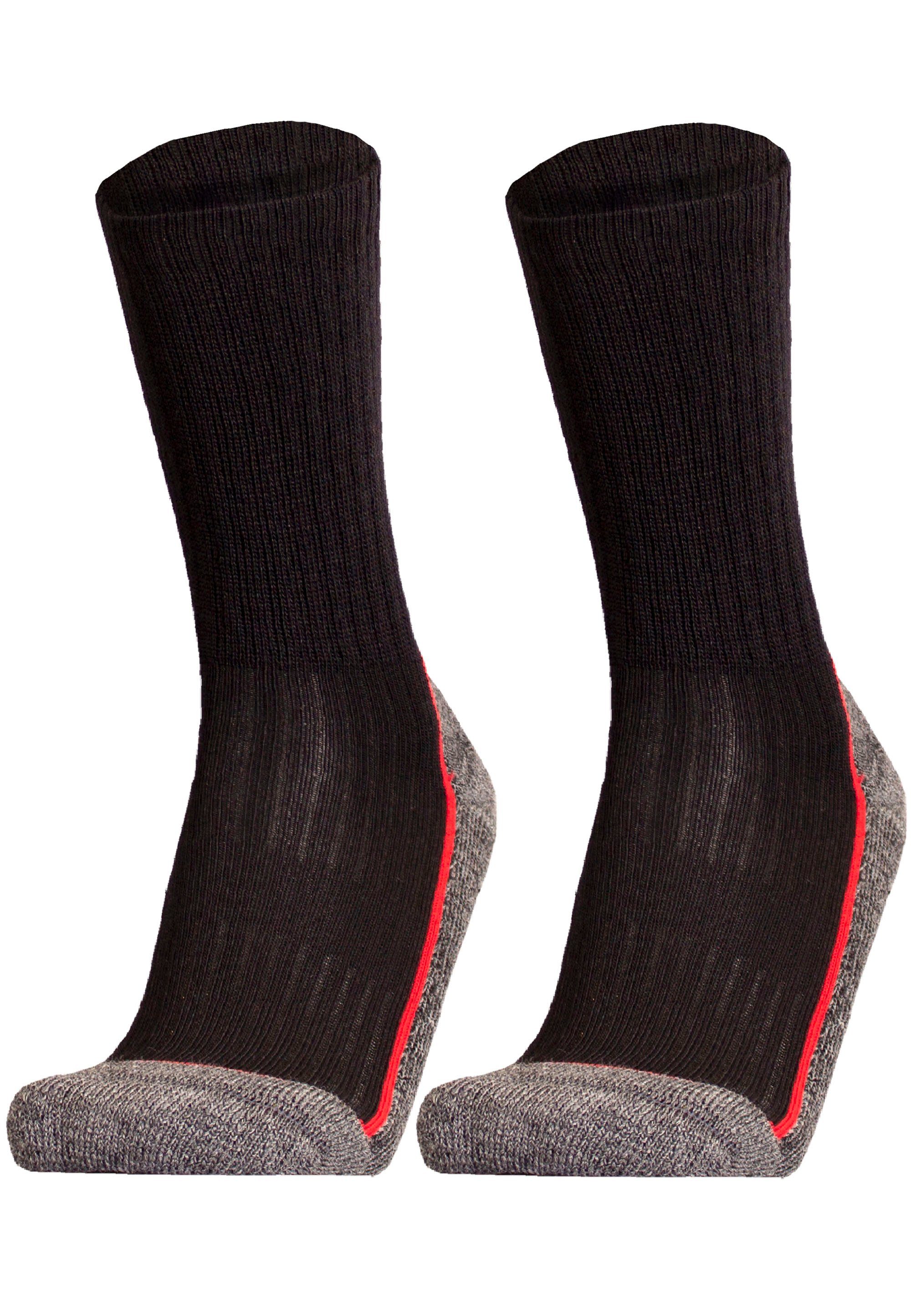 UphillSport Socken SAANA 2er Pack (2-Paar) mit speziell geformter Ferse | Wandersocken