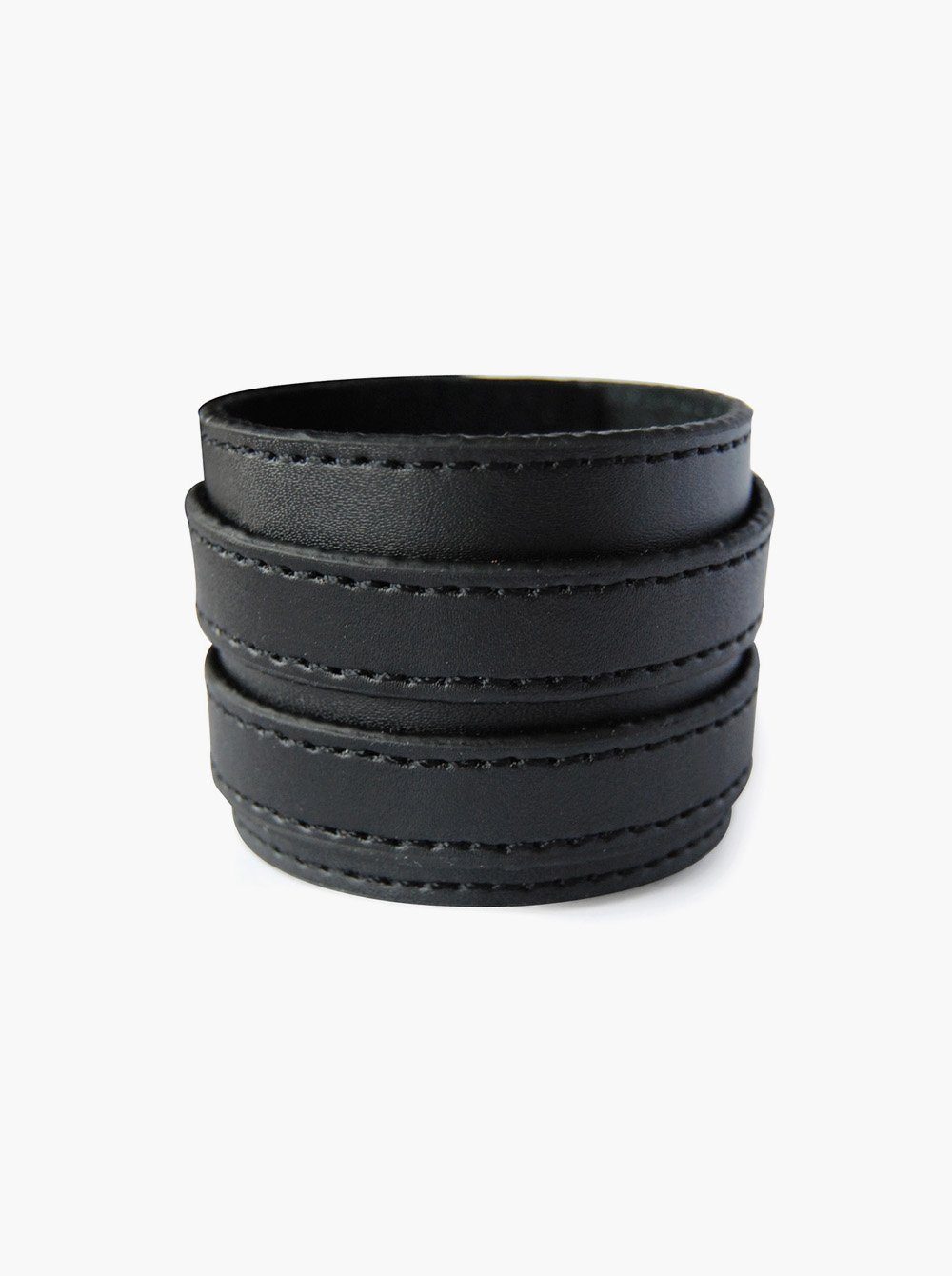 axy Lederarmband Herrenarmband Breite Leder Armband, aus Echtleder, Dual-Gürtelschnallen (Doppelverschluss)